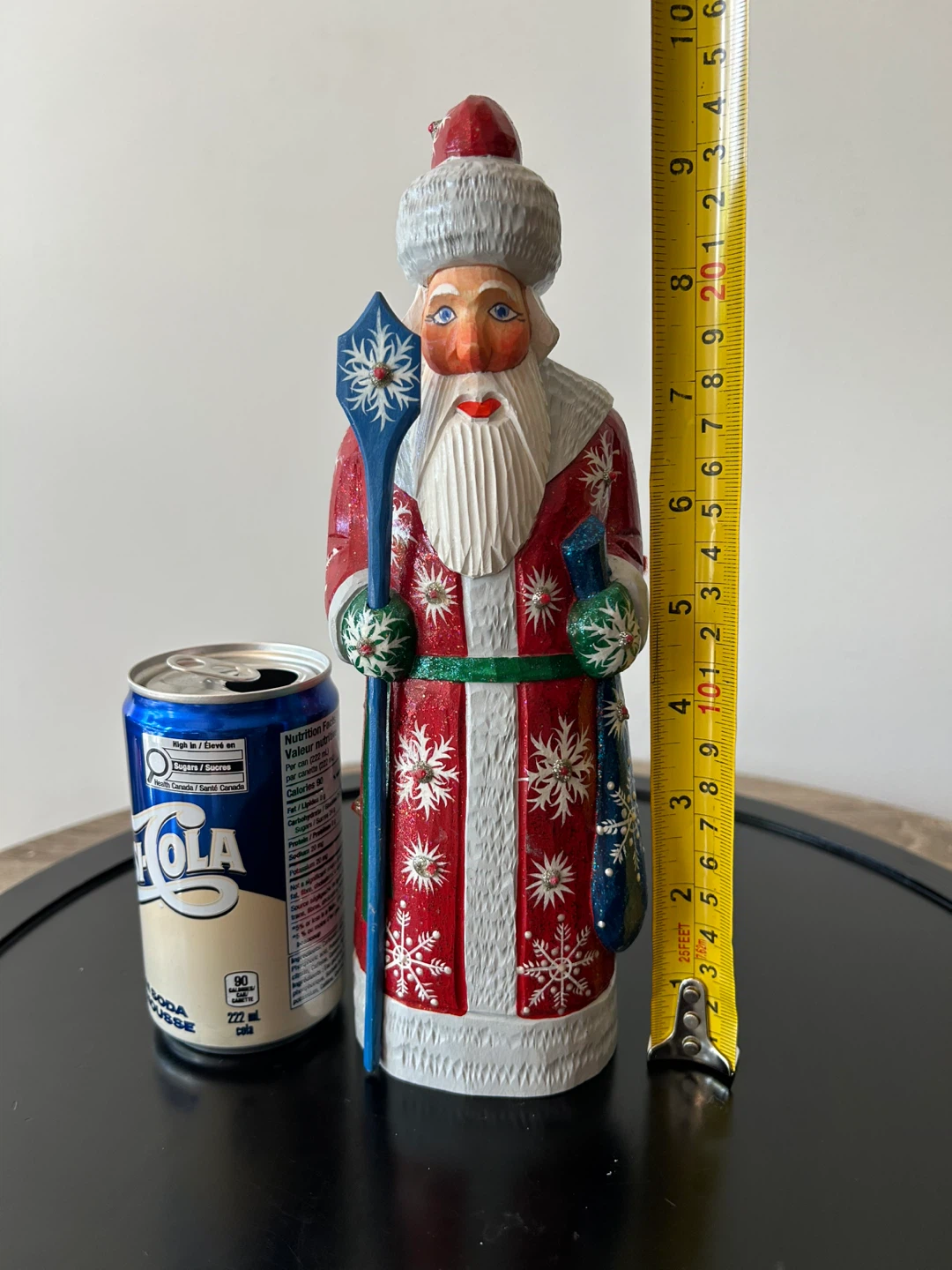 Hand-Carved Russian Ded Moroz Figurine, 1997 - photo 2