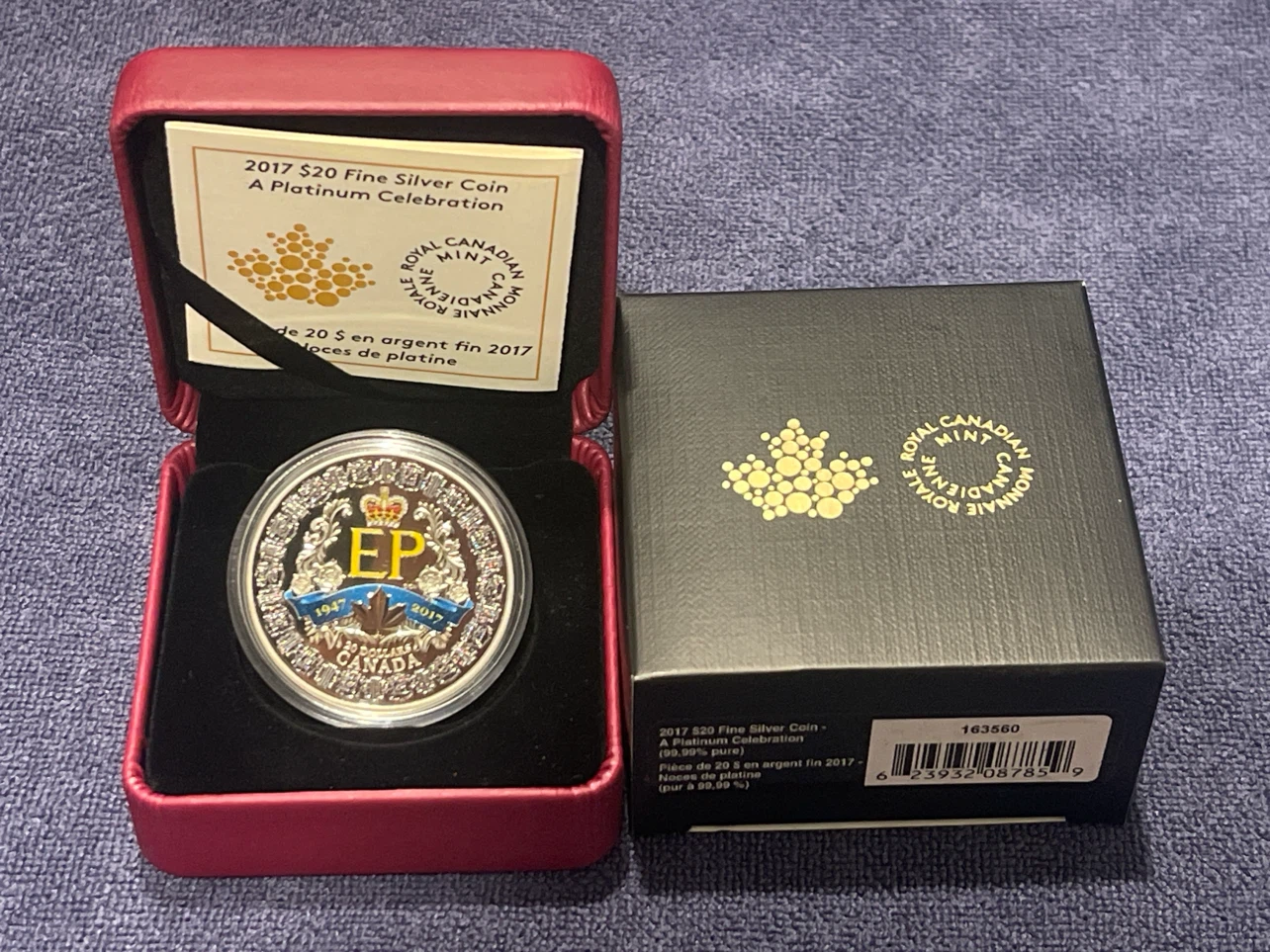A Platinum Celebration - 2017 $20 Fine Silver Coin