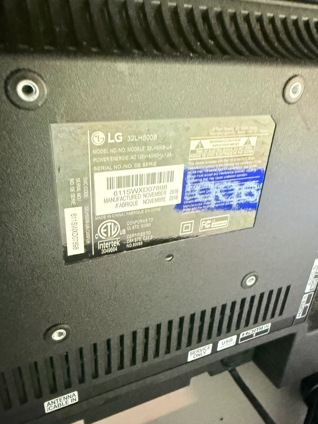 LG 32-inch 32LH500B LED TV
