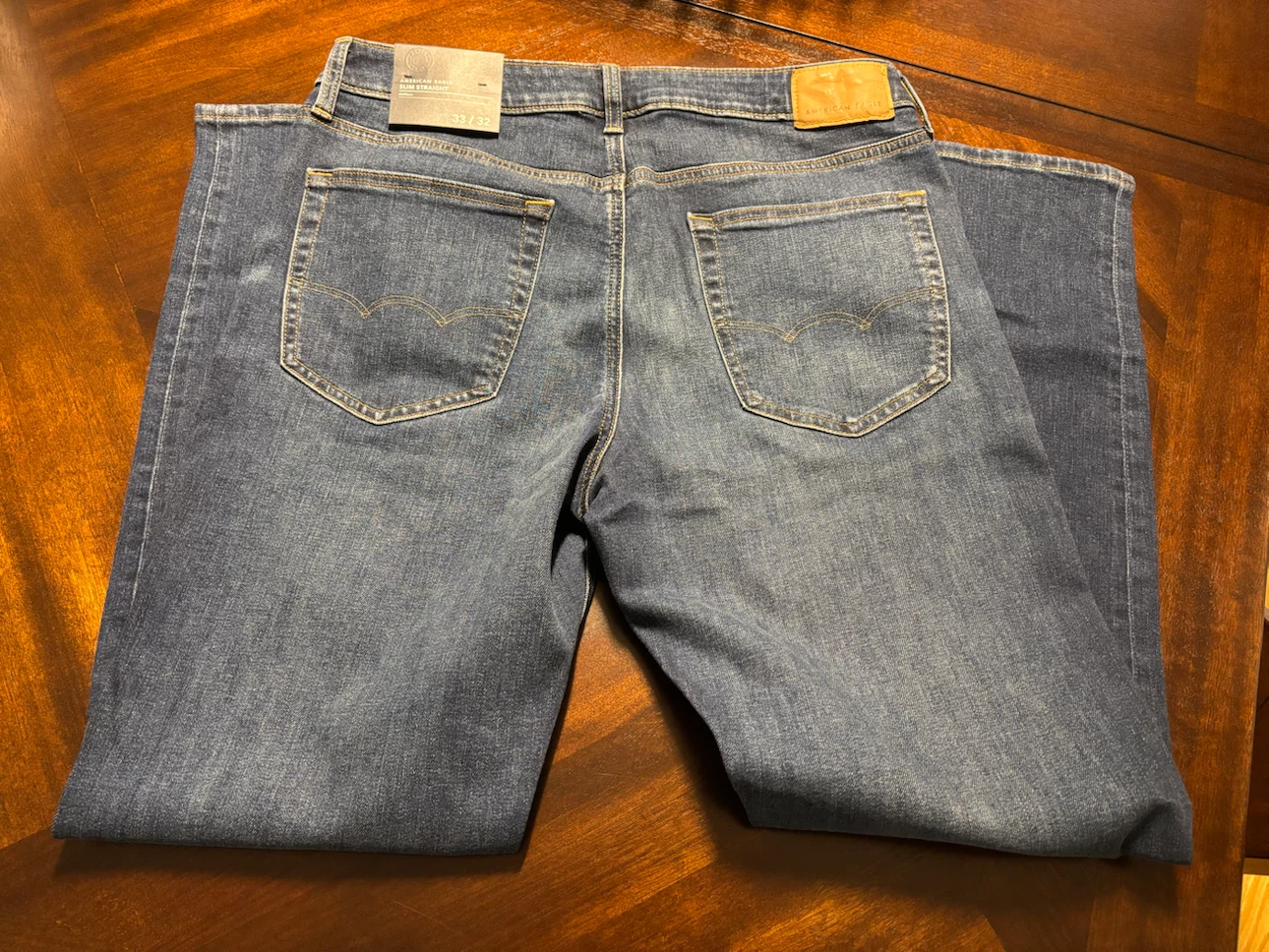Brand new Men’s American Eagle Slim Straight Jeans 33x32 - photo 3