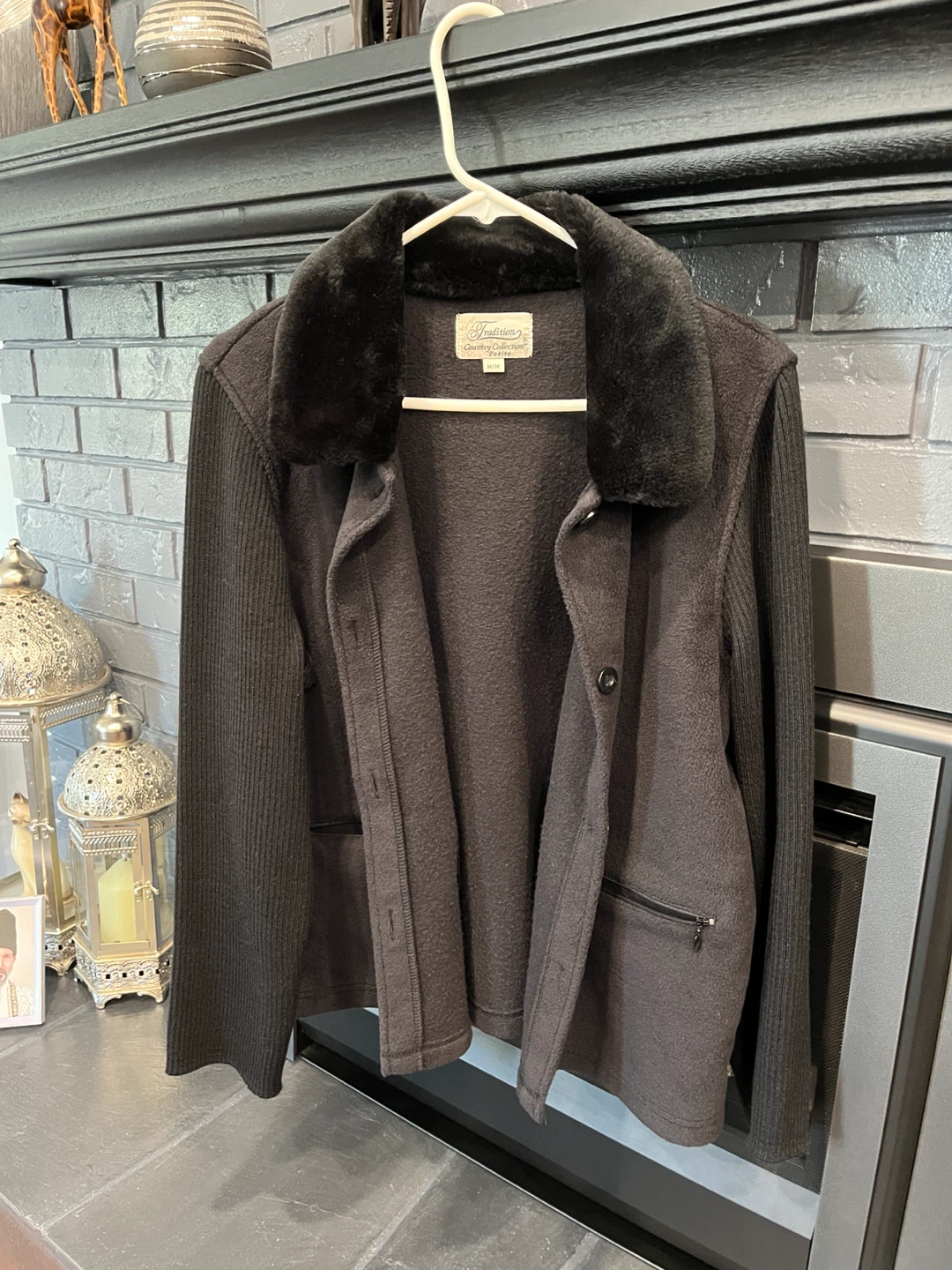 Fleece Jacket with Fur.