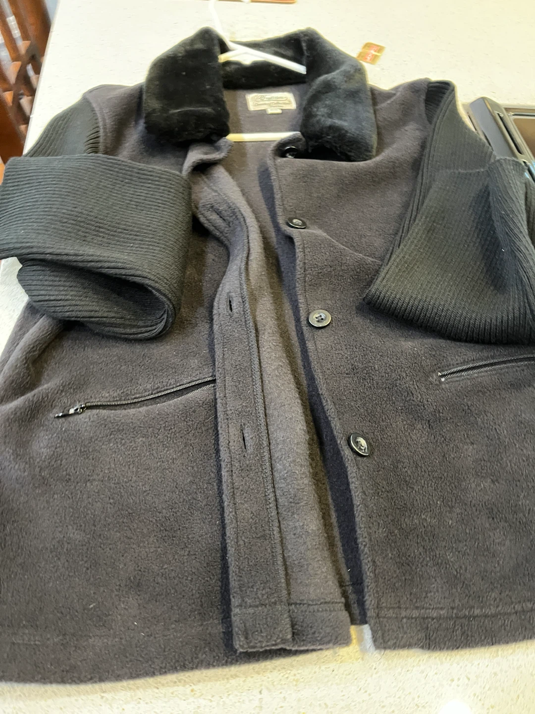 Fleece Jacket with Fur. - photo 4