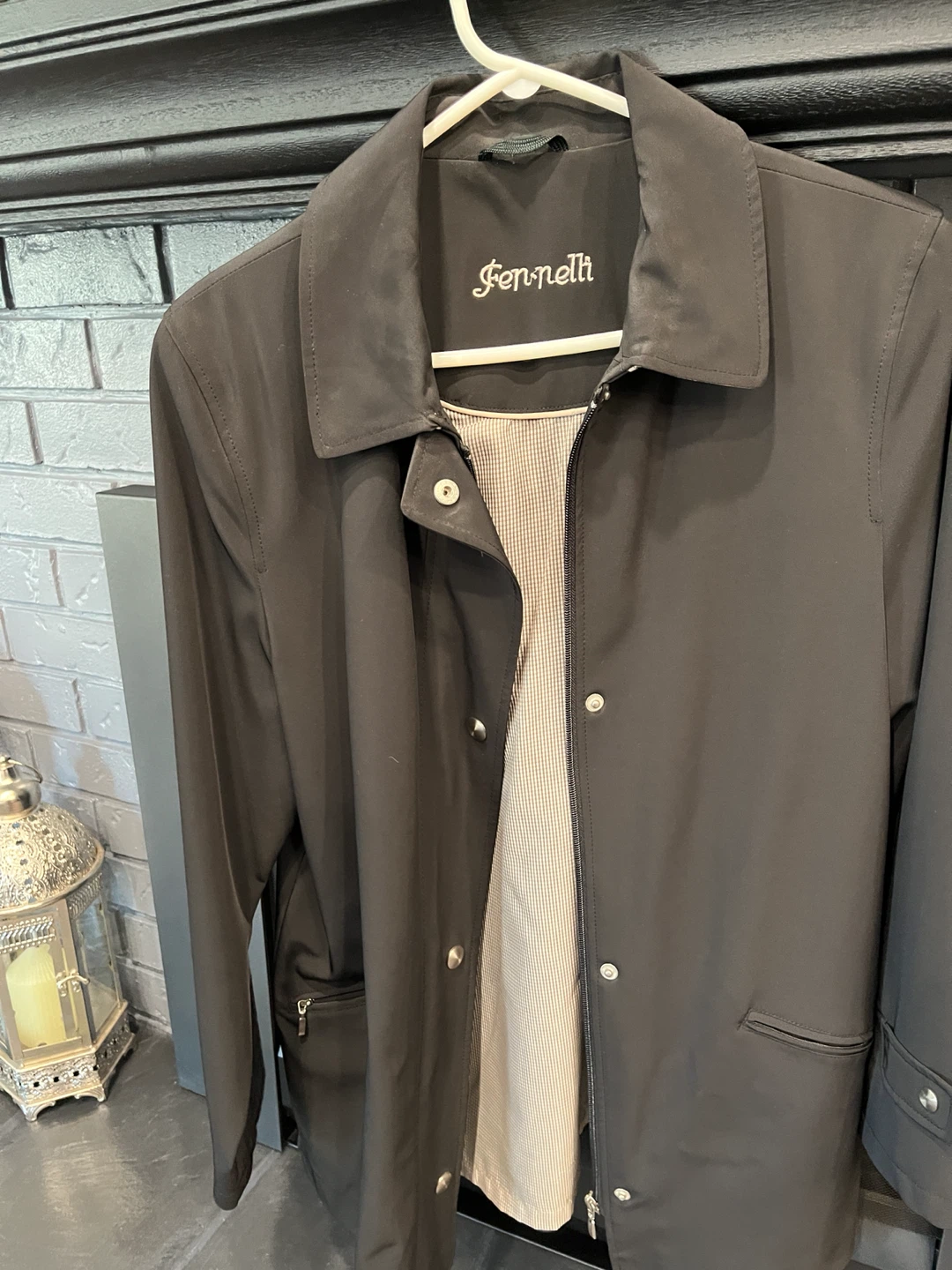Fennelli Black Rain Jacket