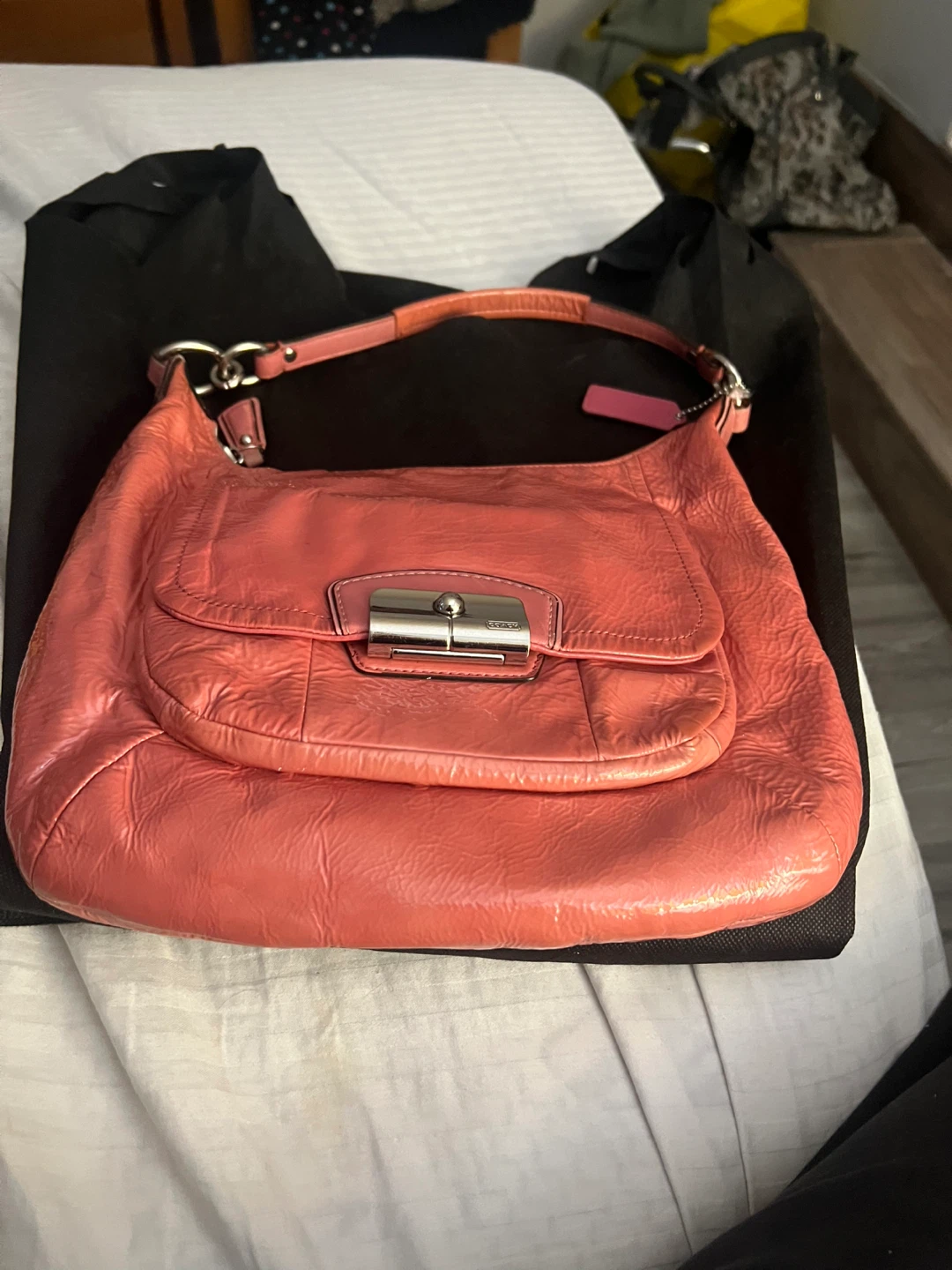 Coach Leather Hobo Bag