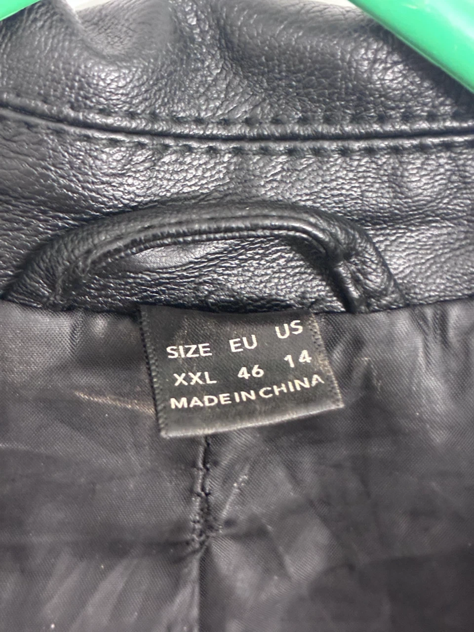Black Faux Leather Moto Jacket - photo 3
