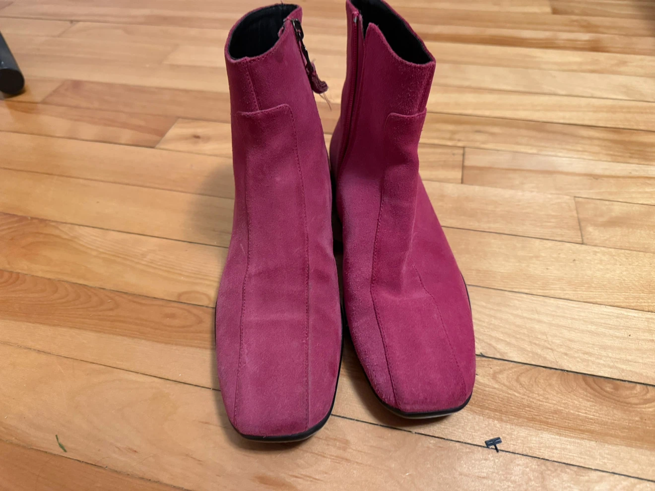 Prada Pink Suede Ankle Boots - photo 2