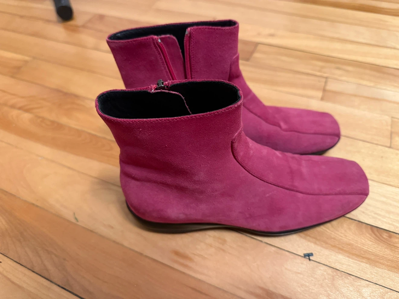 Prada Pink Suede Ankle Boots - photo 3