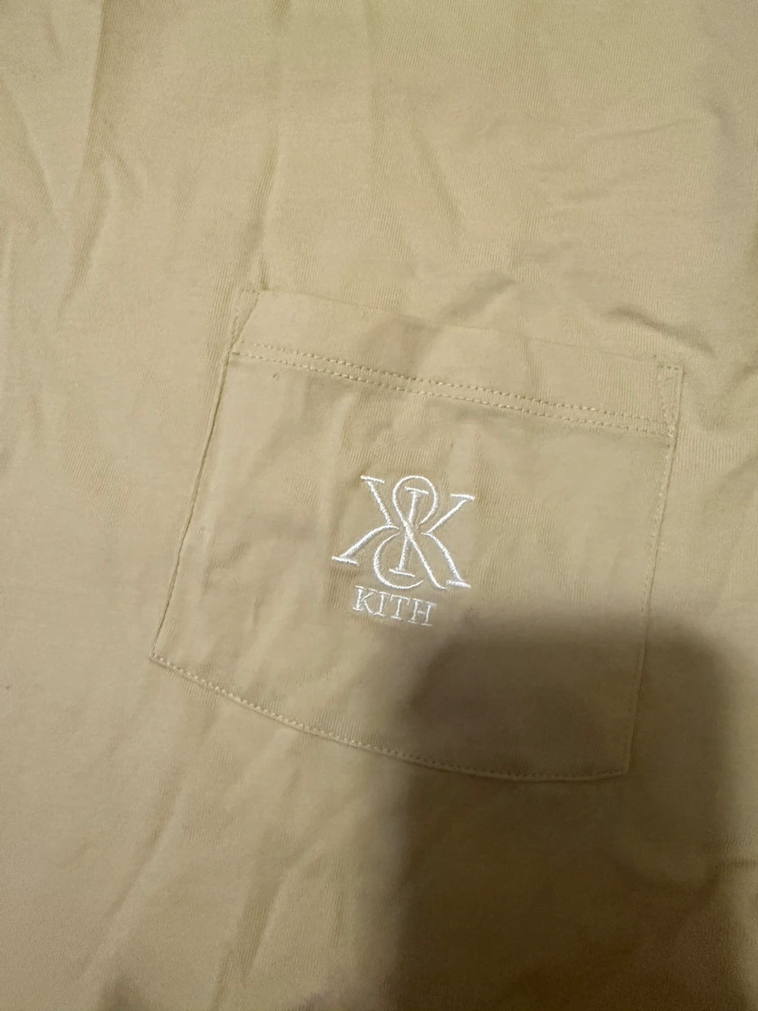 Kith Long Sleeve Crop Top Pocket Tee Size S - photo 2