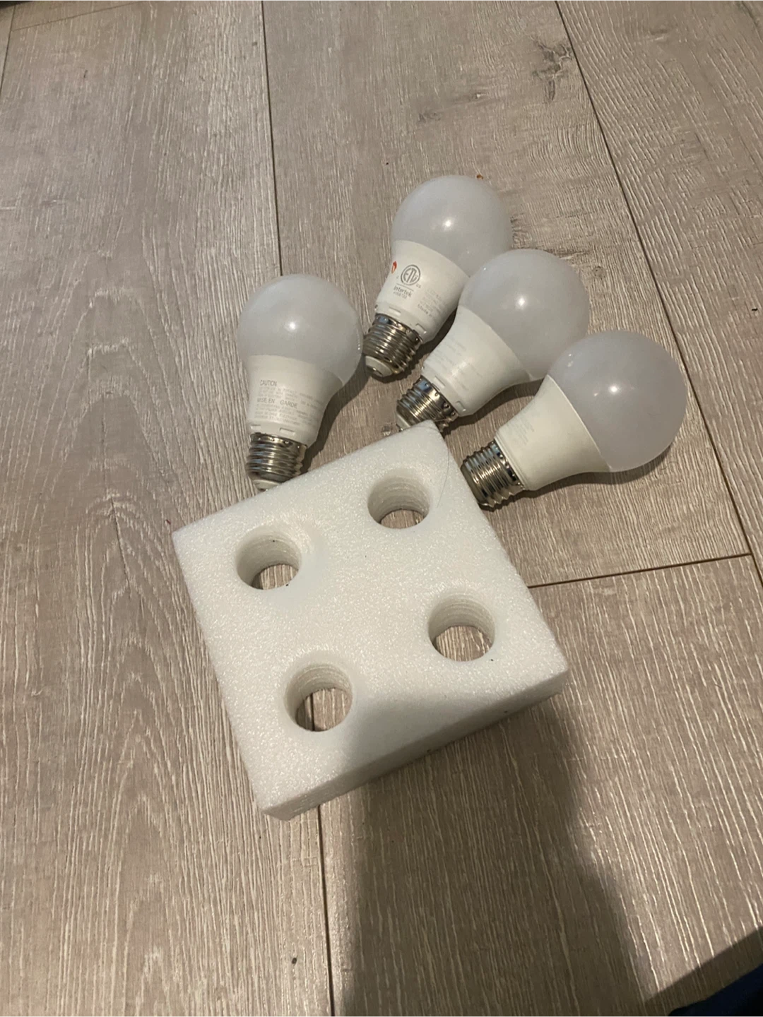 Set of 4 LED Light Bulbs