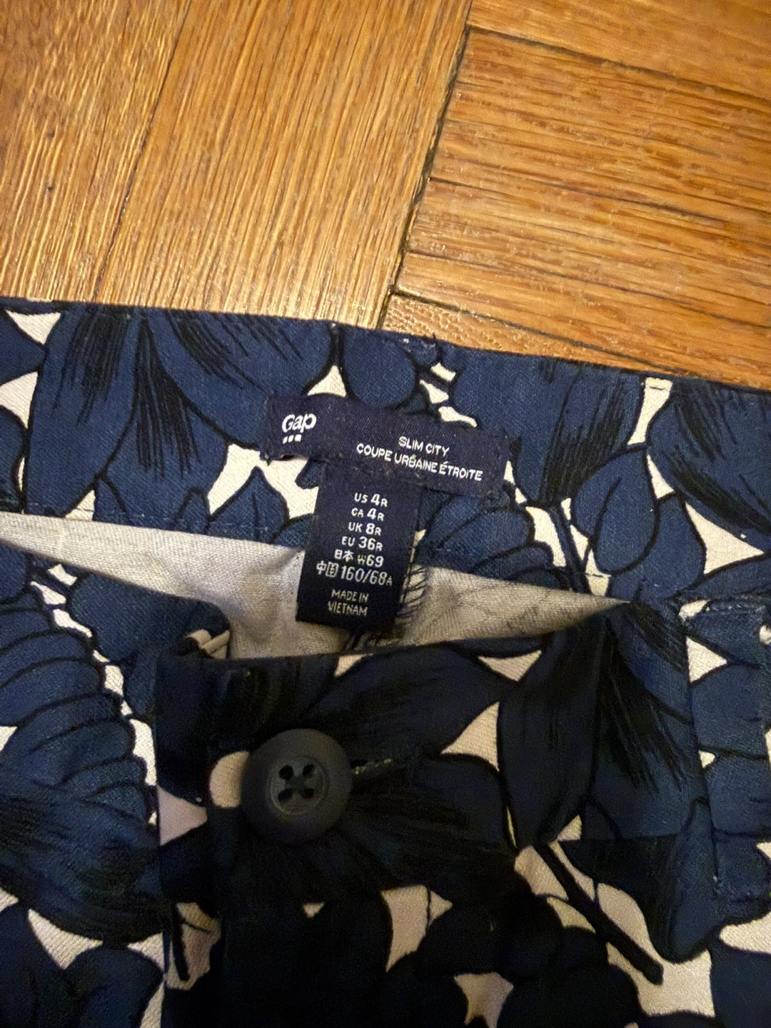 Gap Slim City Floral Pants Size 4 - photo 3