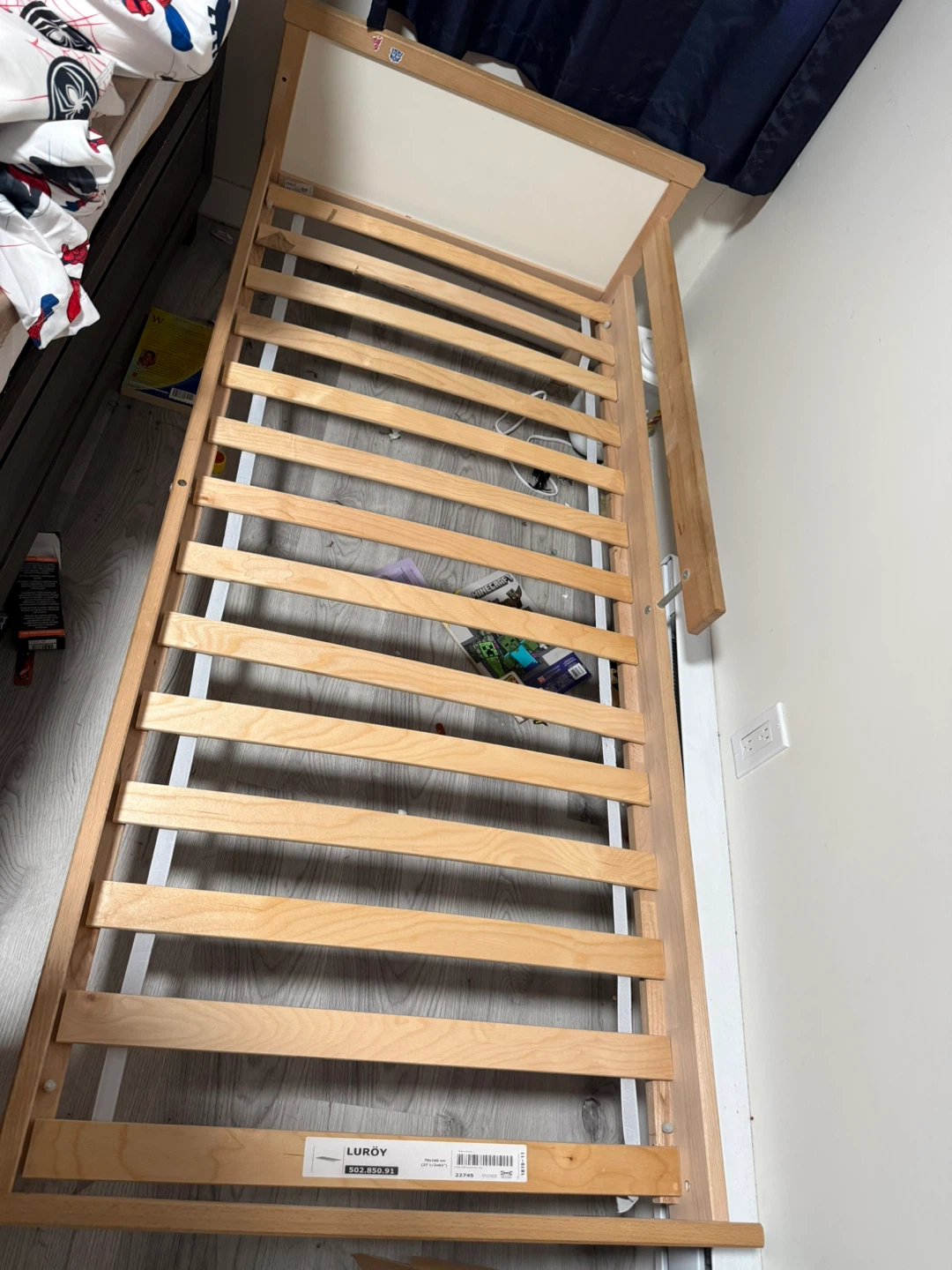 IKEA Luroy Bed with Mattress and cover - photo 2