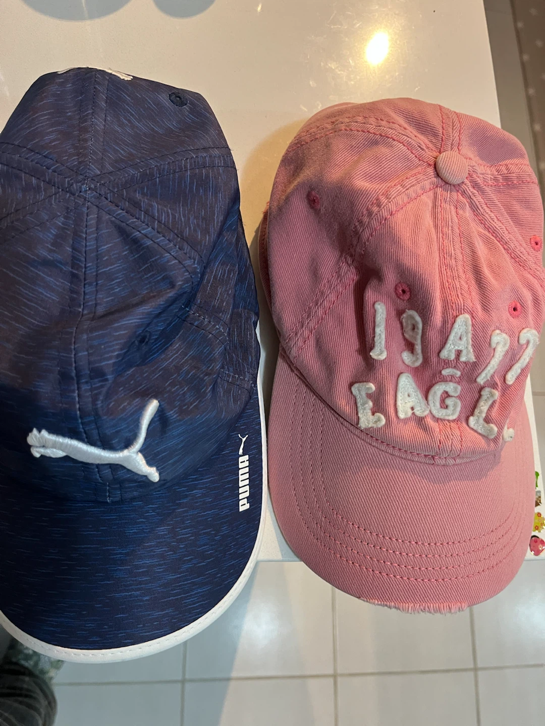 Puma and American Eagle Baseball Caps
