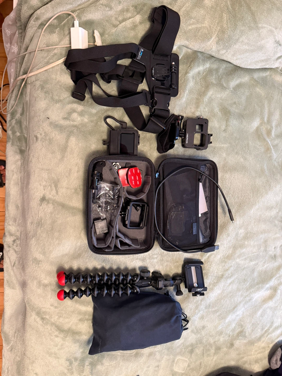 Go pro 7 black Joby Gorillapod Tripod and GoPro Accessory Kit