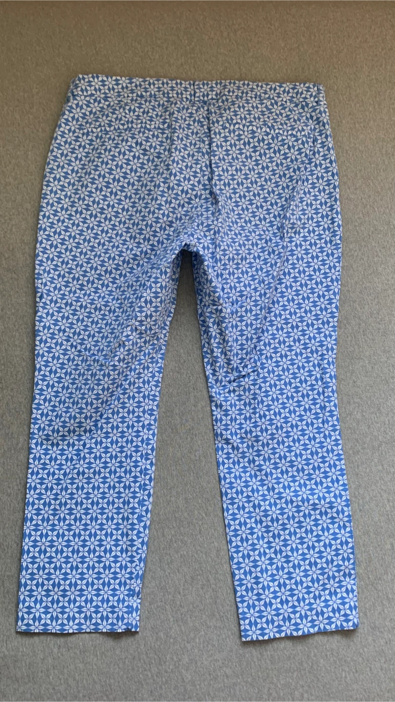 Blue & White Pixie Pants - Size 18 - photo 2