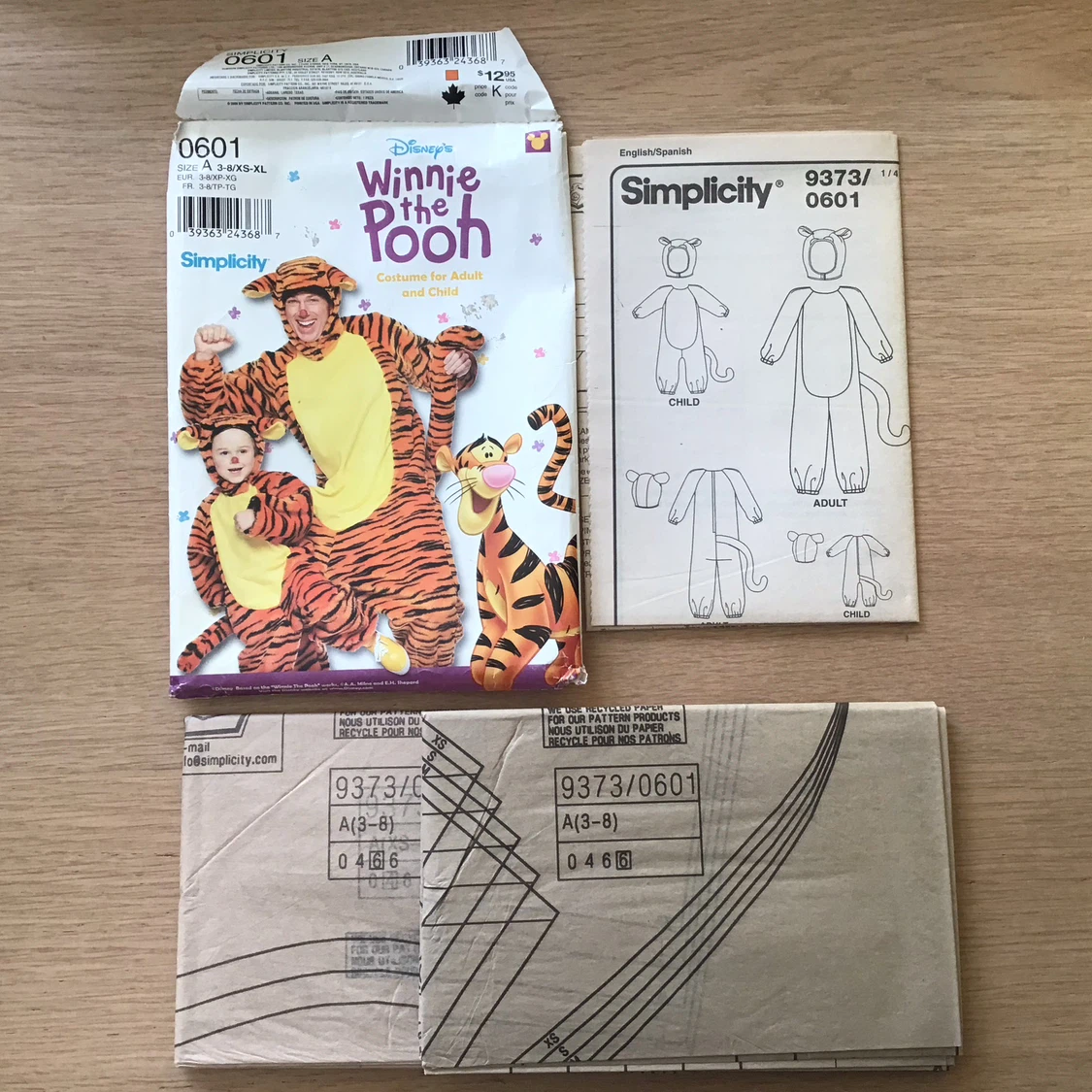 Sewing Pattern for Tigger Costume for Adult and Child - photo 3