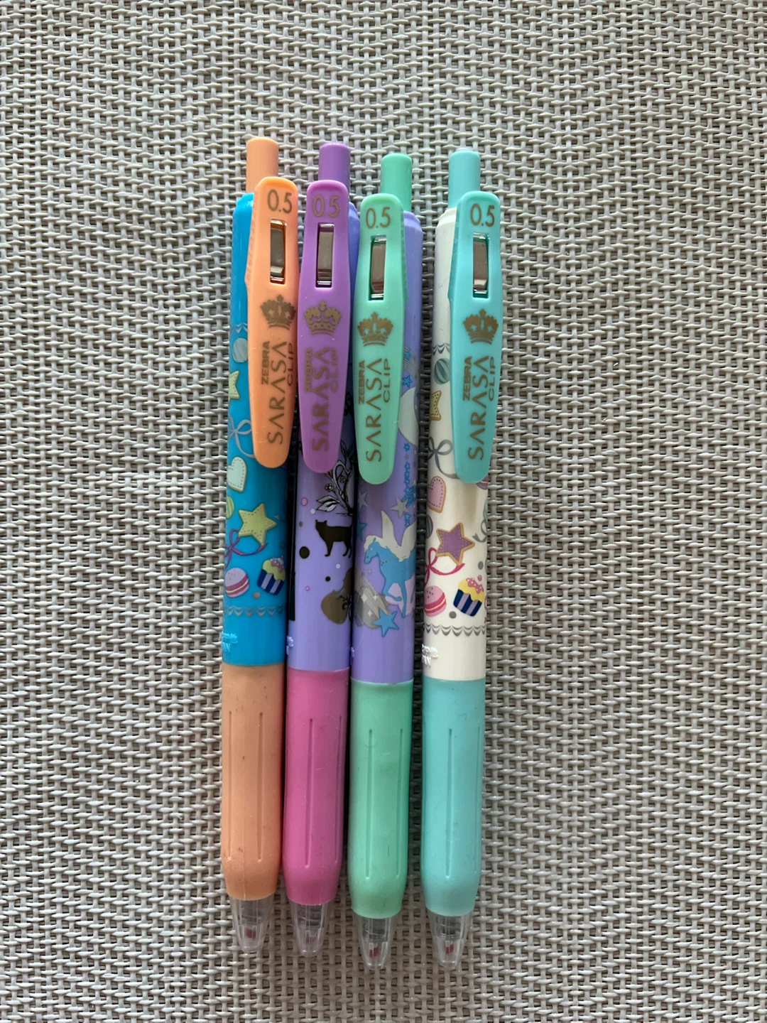 Brand New Zebra Sarasa Clip Gel Pens 0.5mm - photo 3