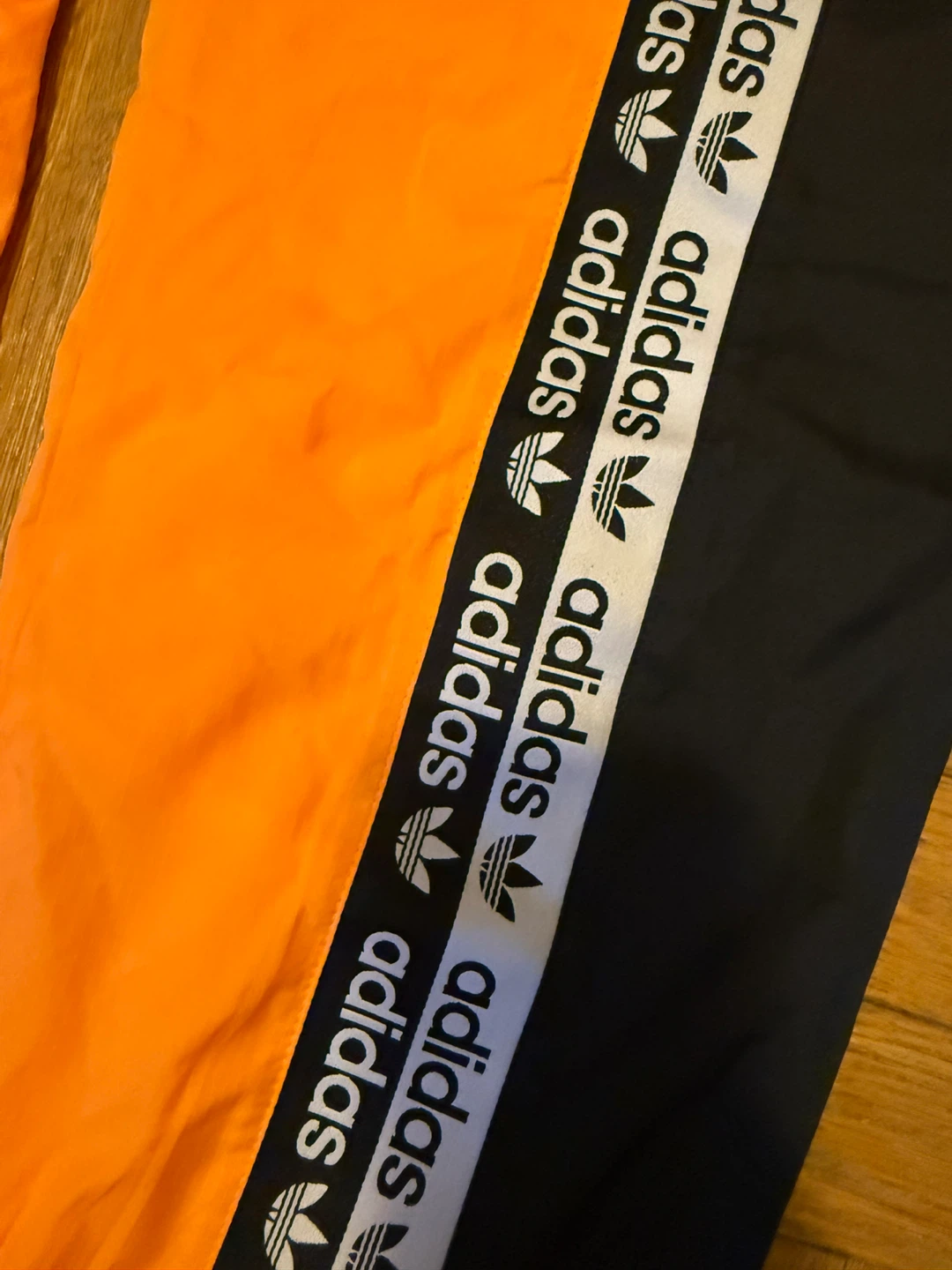 Adidas Originals Orange and Black Joggers Size S - photo 2