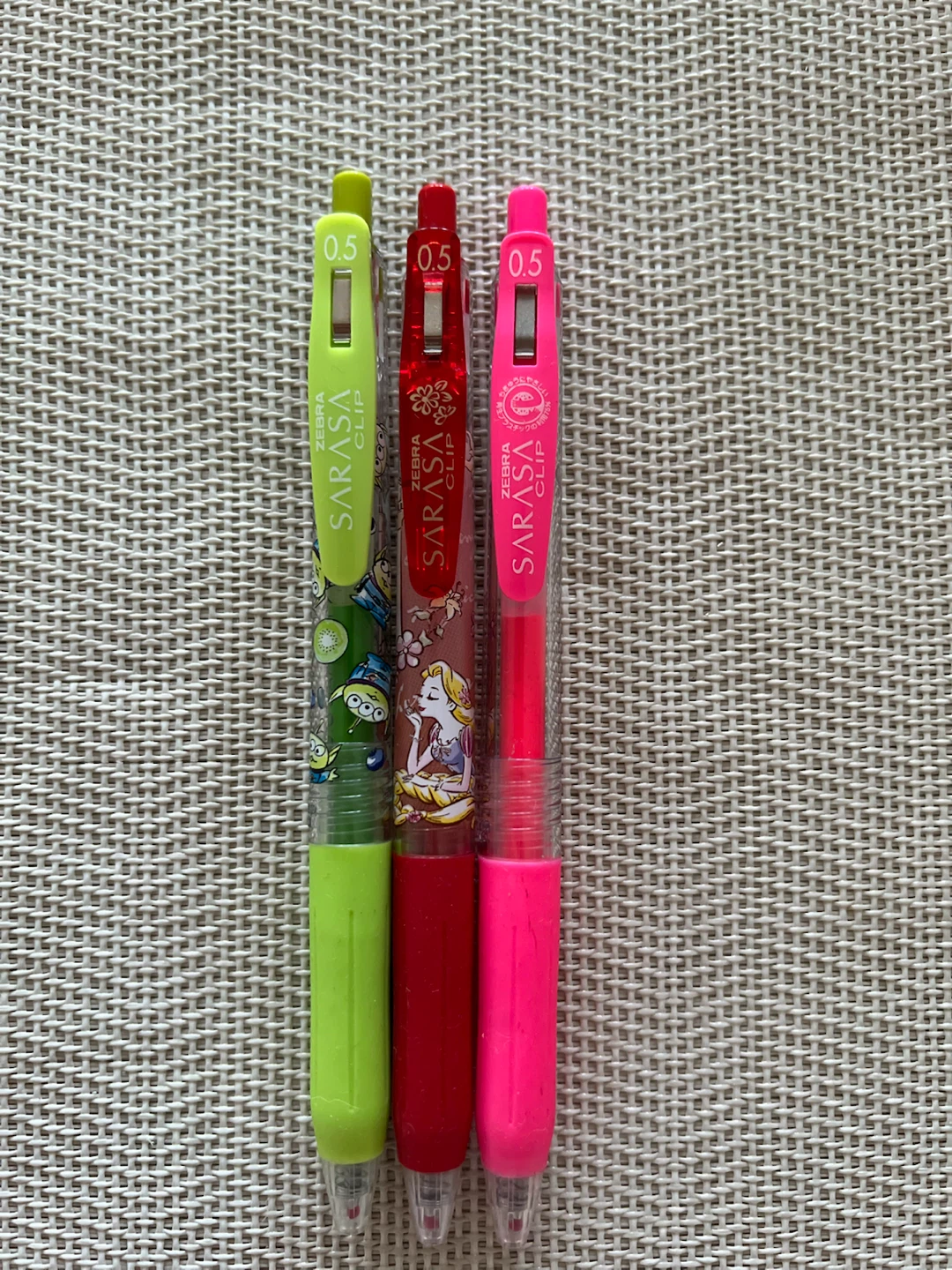 Brand New Zebra Sarasa Clip Gel Pens