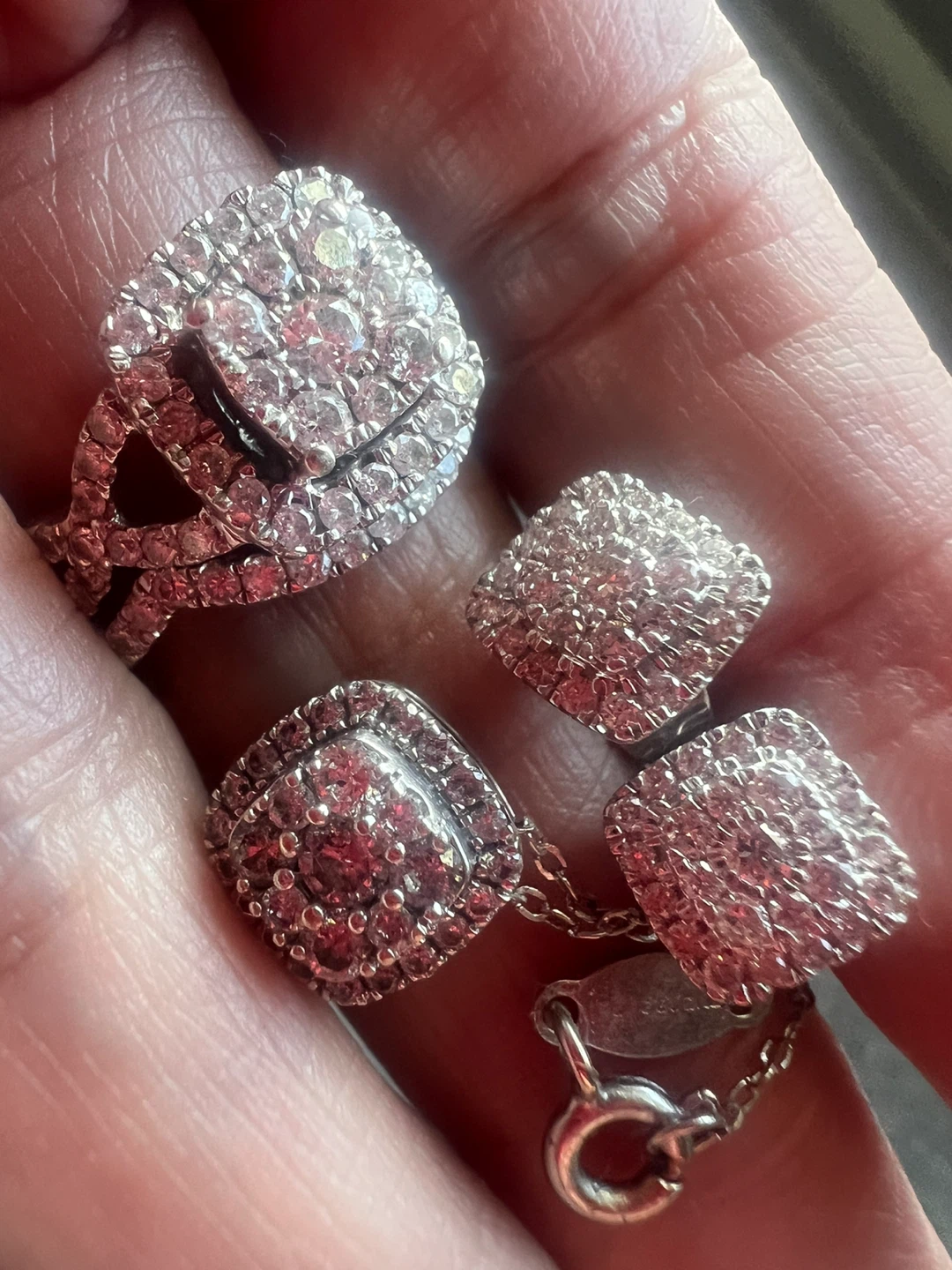 10 k Diamond Jewelry Set