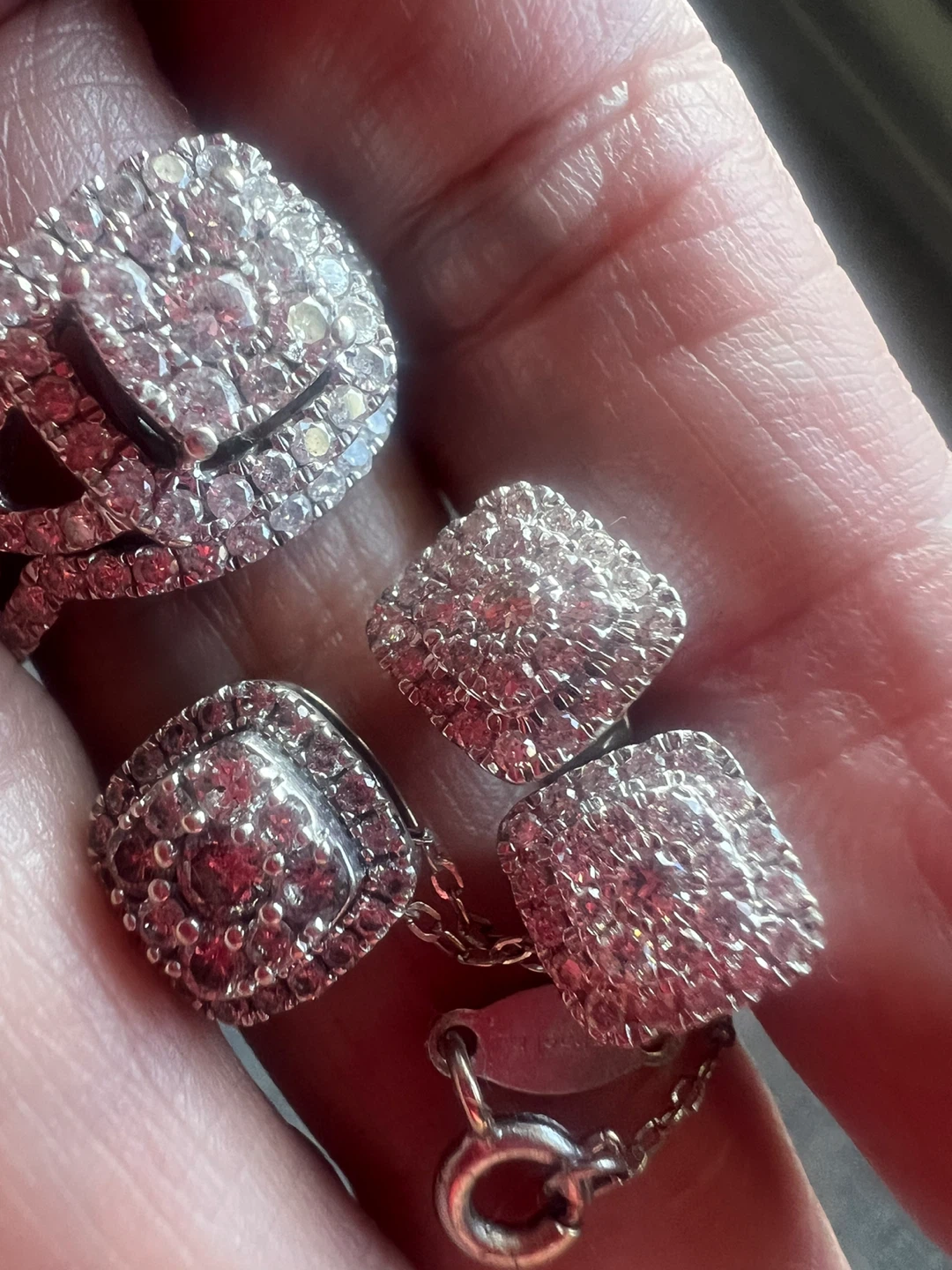 10 k Diamond Jewelry Set - photo 2