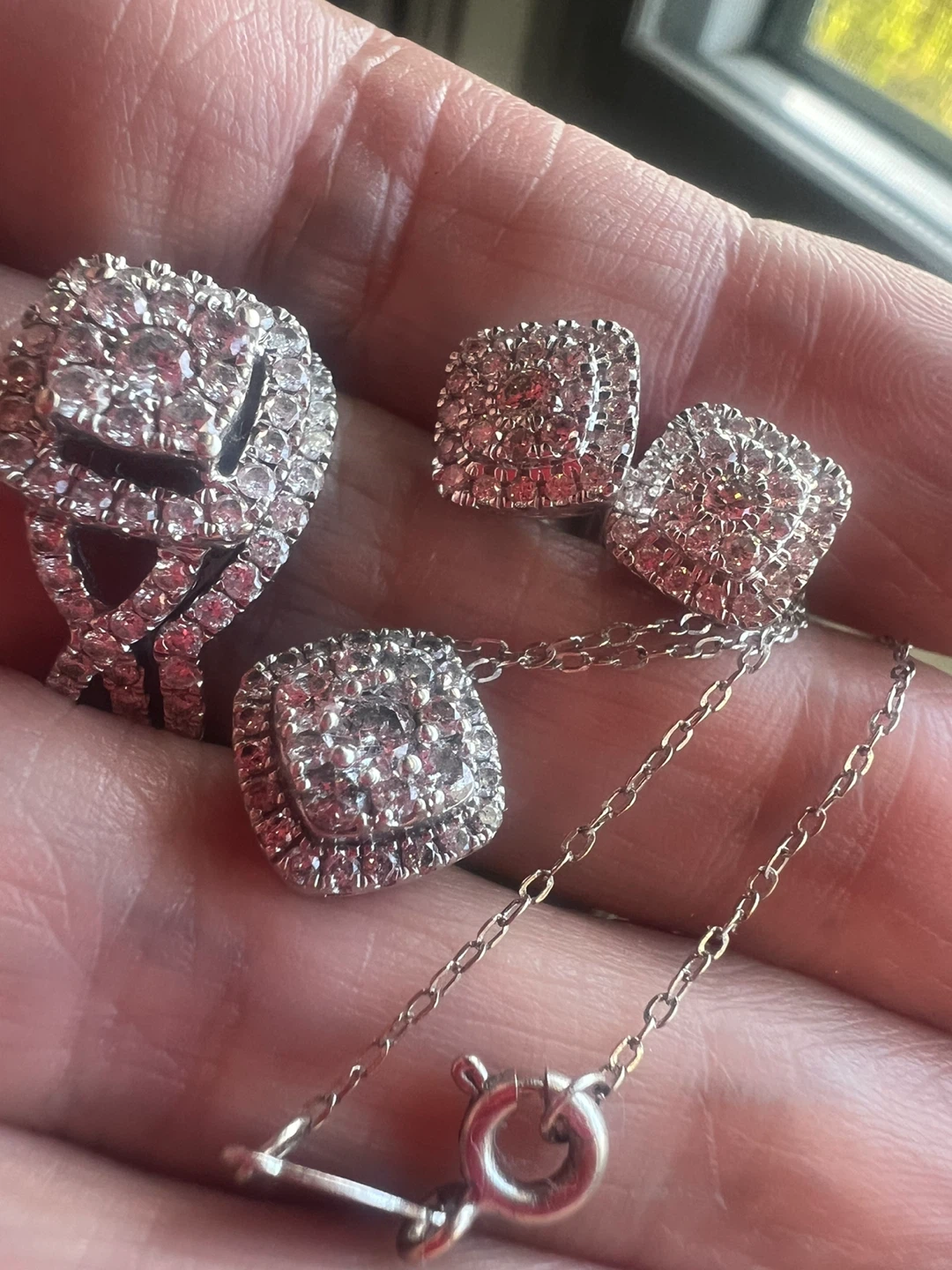 10 k Diamond Jewelry Set - photo 5