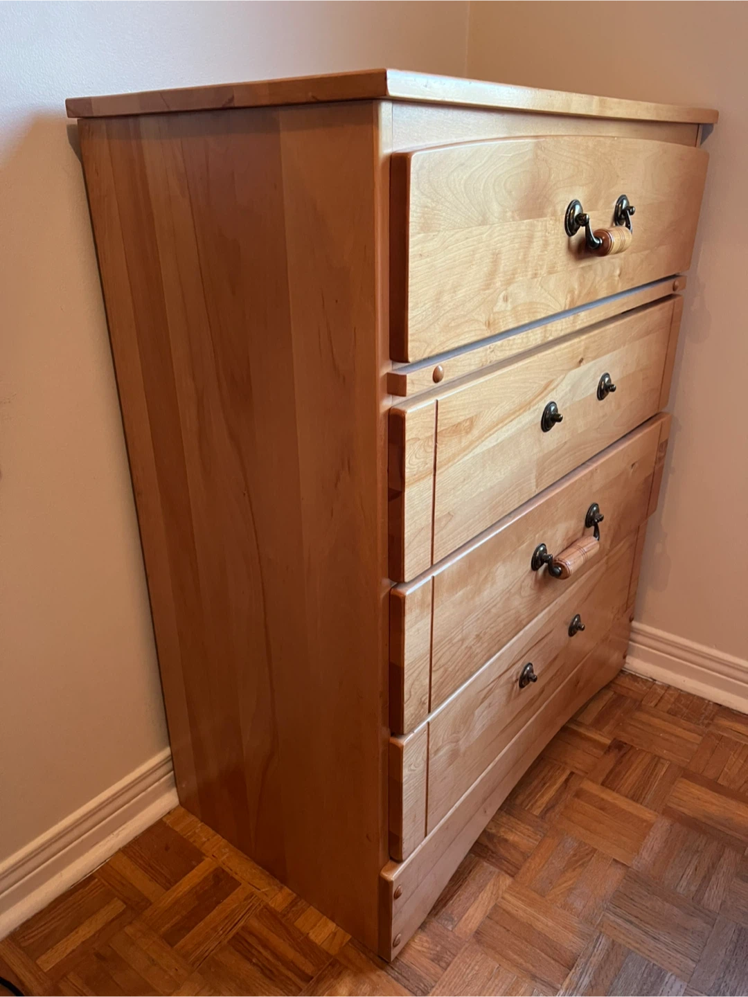 Solid Wood 4-Drawer Dresser (*read description) - photo 2