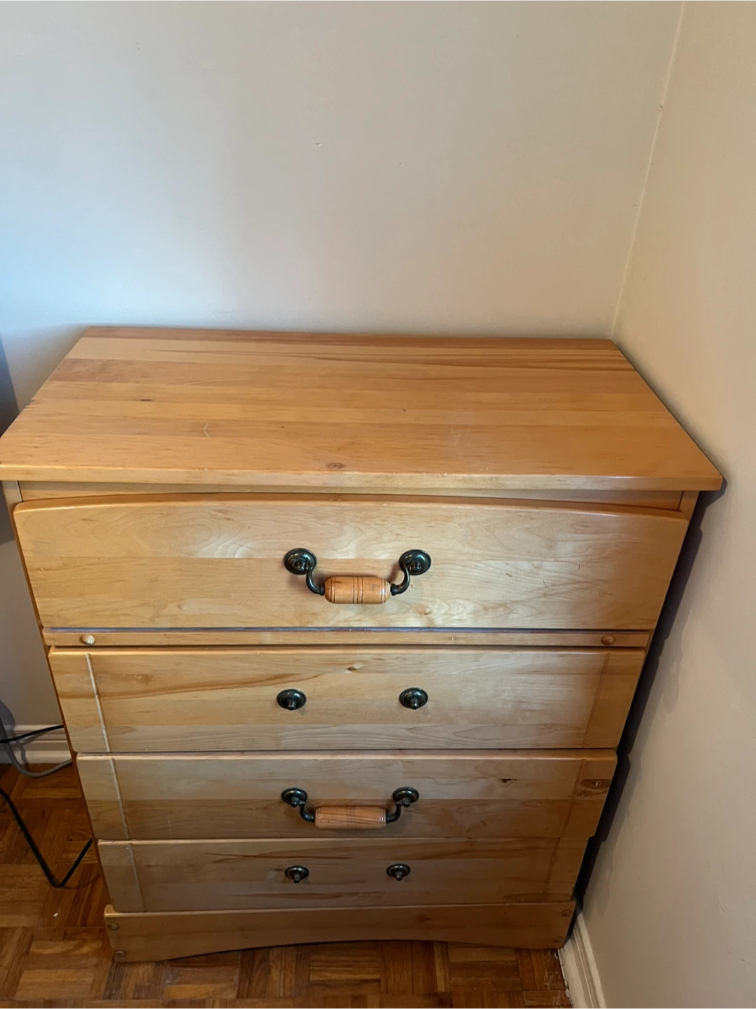 Solid Wood 4-Drawer Dresser (*read description) - photo 3