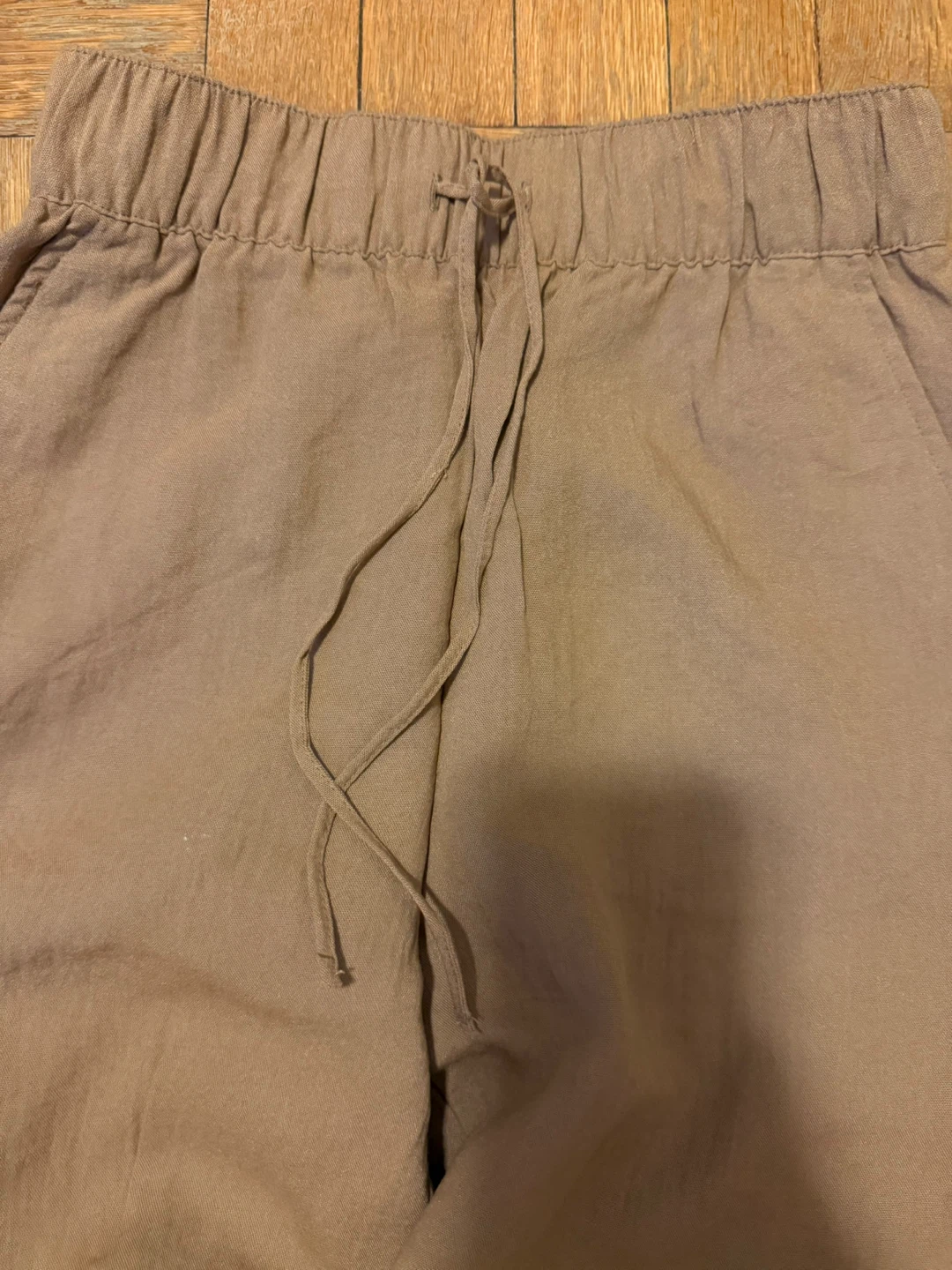 H&M Tan Wide-Leg Trousers Size XS - photo 2