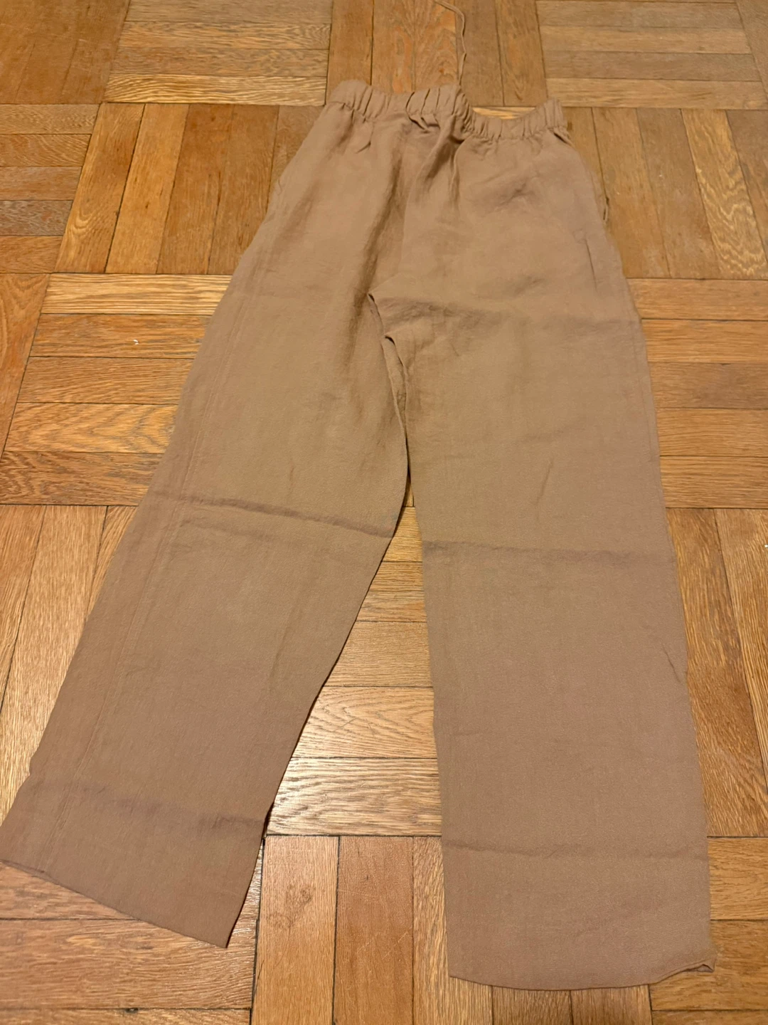 H&M Tan Wide-Leg Trousers Size XS - photo 4