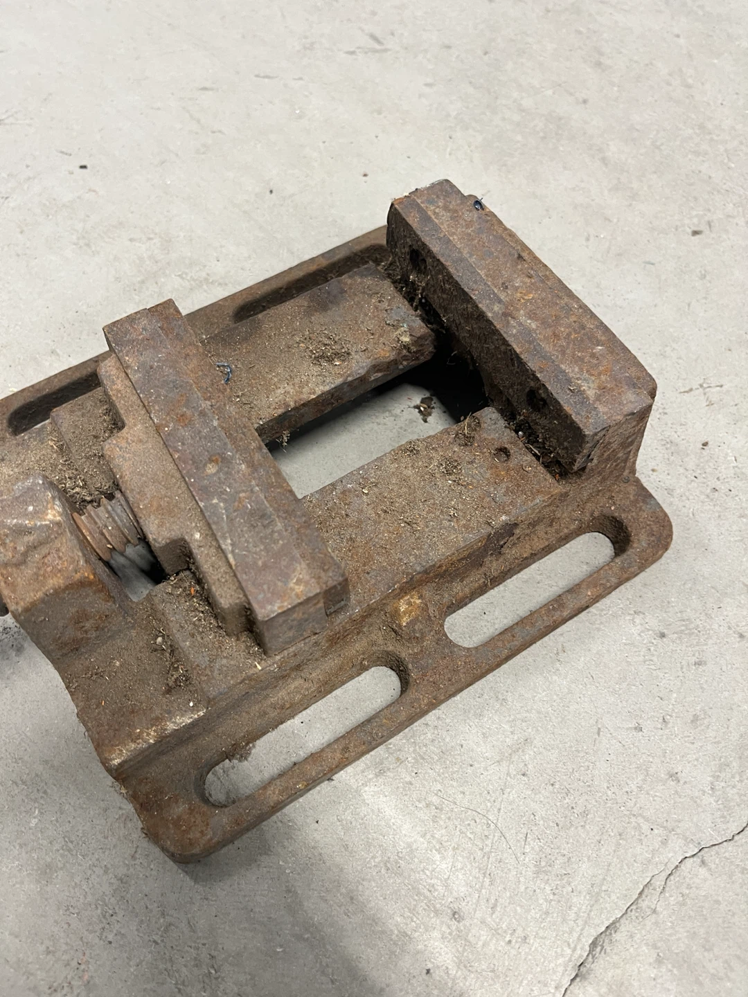 Cast iron drill press vise - photo 2