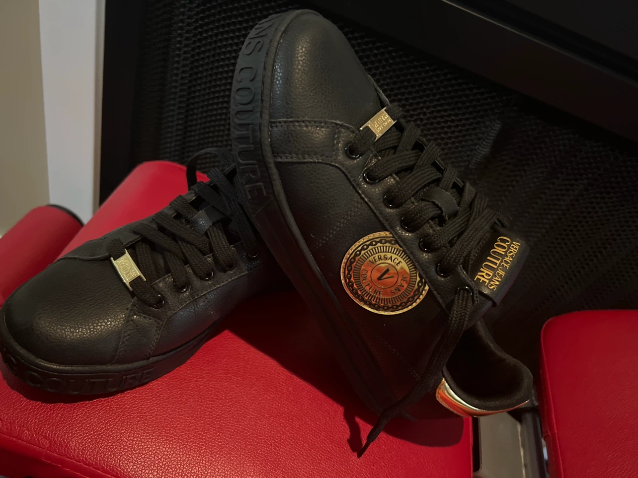 Versace for Men Black Sneakers