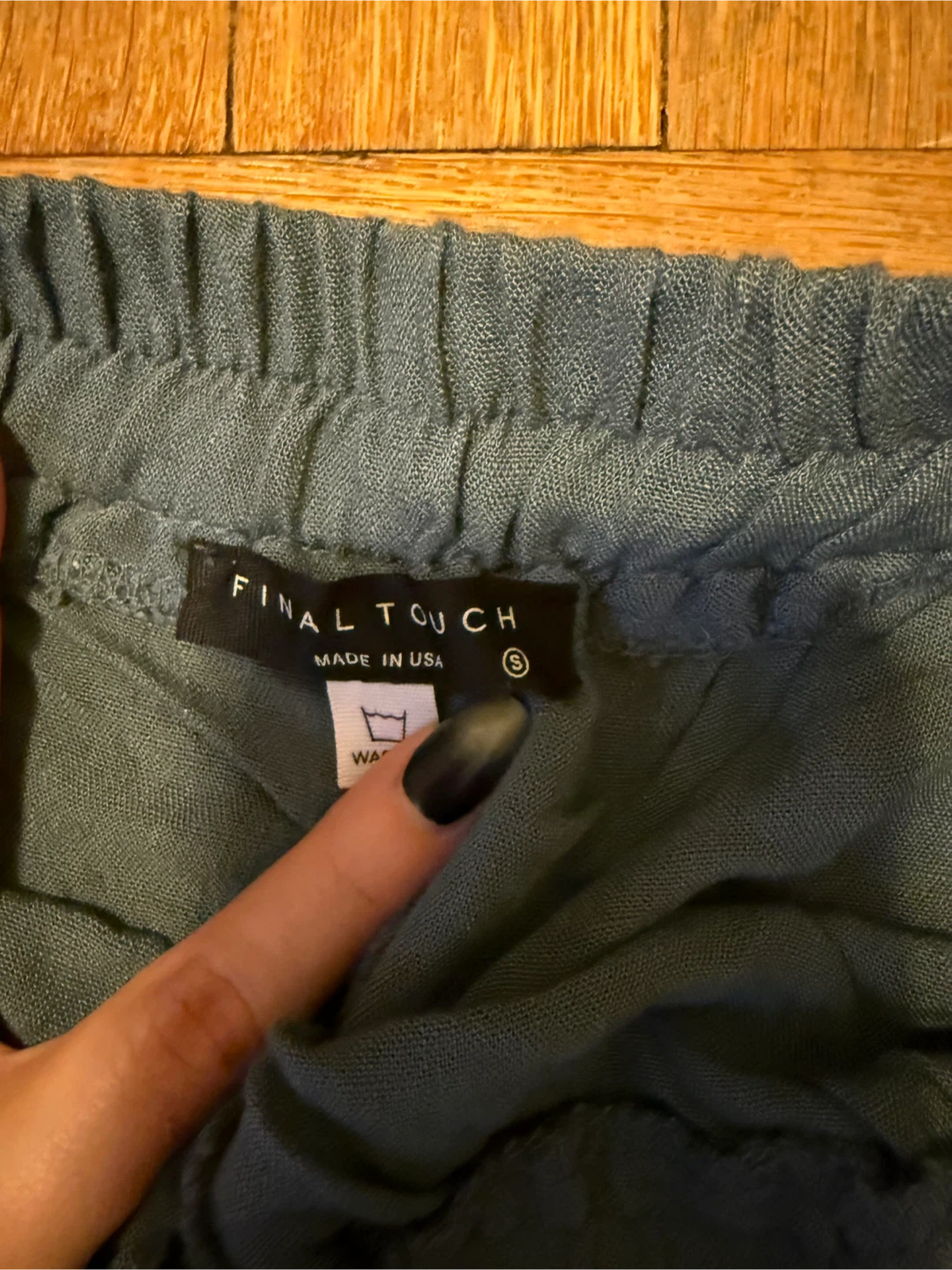 Tie-Waist Pants Size S - photo 2