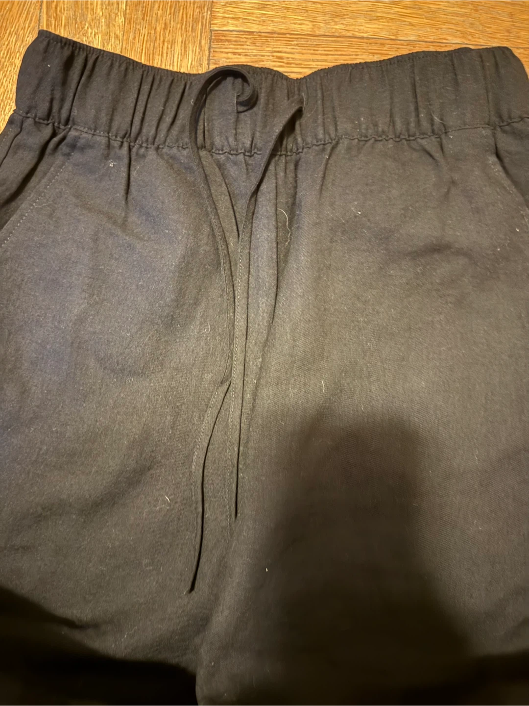 H&M Black Drawstring Pants Size XS - photo 2