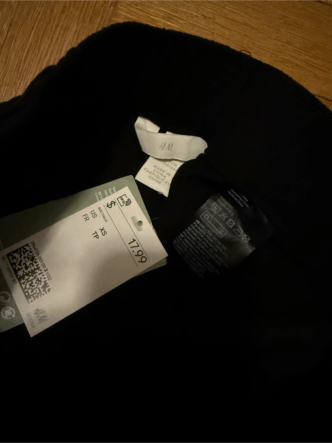 H&M Black Drawstring Pants Size XS - photo 3