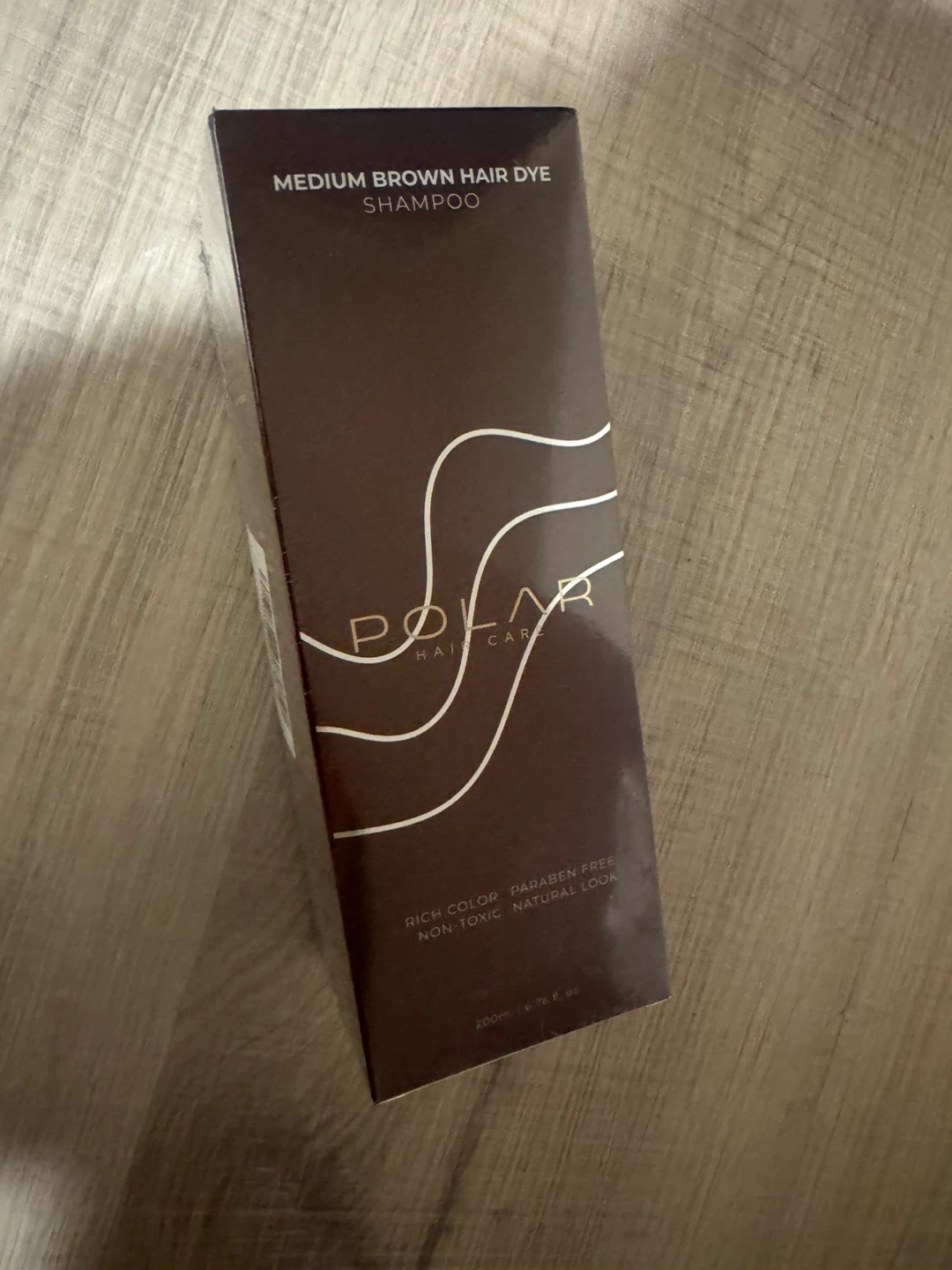 New Polar Hair Care Medium Brown Hair Dye Shampoo - photo 3