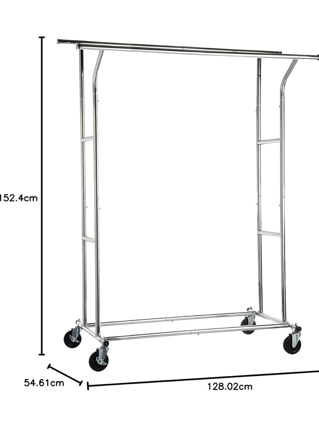 Double Rod Rolling Garment Rack - photo 5
