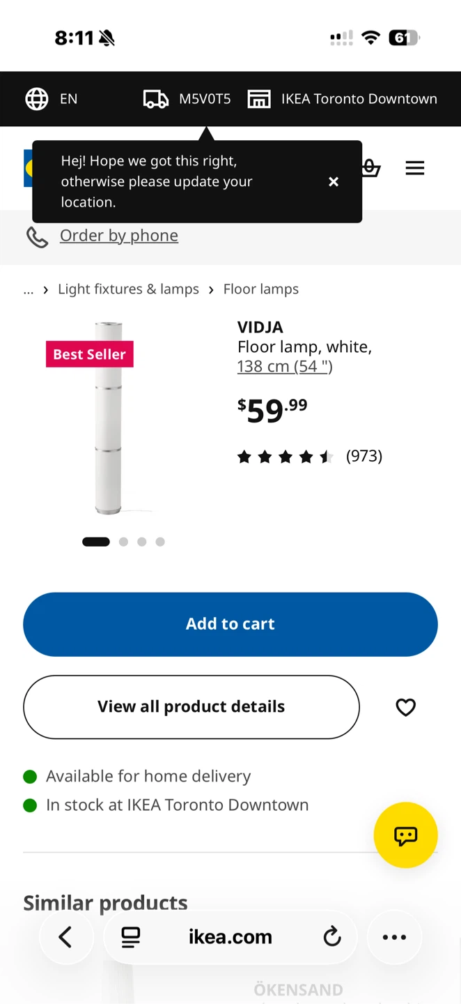 IKEA VIDJA lamp - photo 2