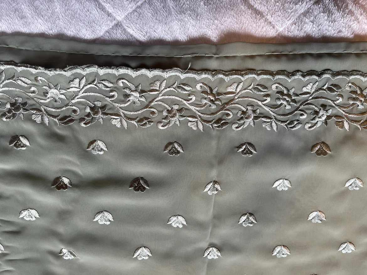 Olive green saree - photo 3