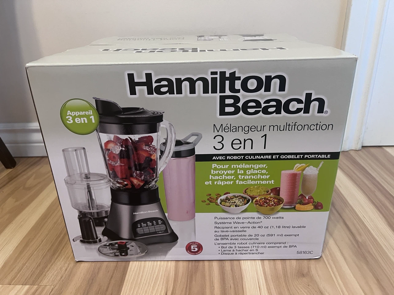 Hamilton Beach 3-in-1 Blender and Food Processor - photo 3