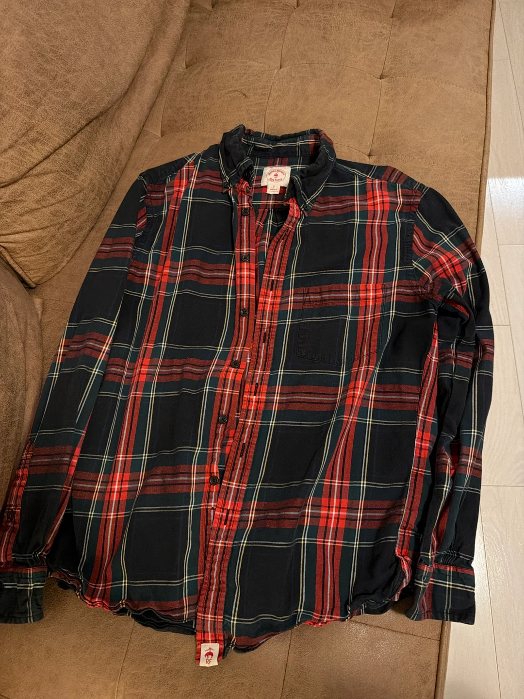 Brooks Brothers Red Fleece Plaid Shirt