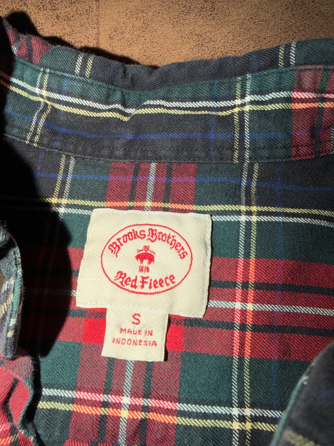 Brooks Brothers Red Fleece Plaid Shirt - photo 2