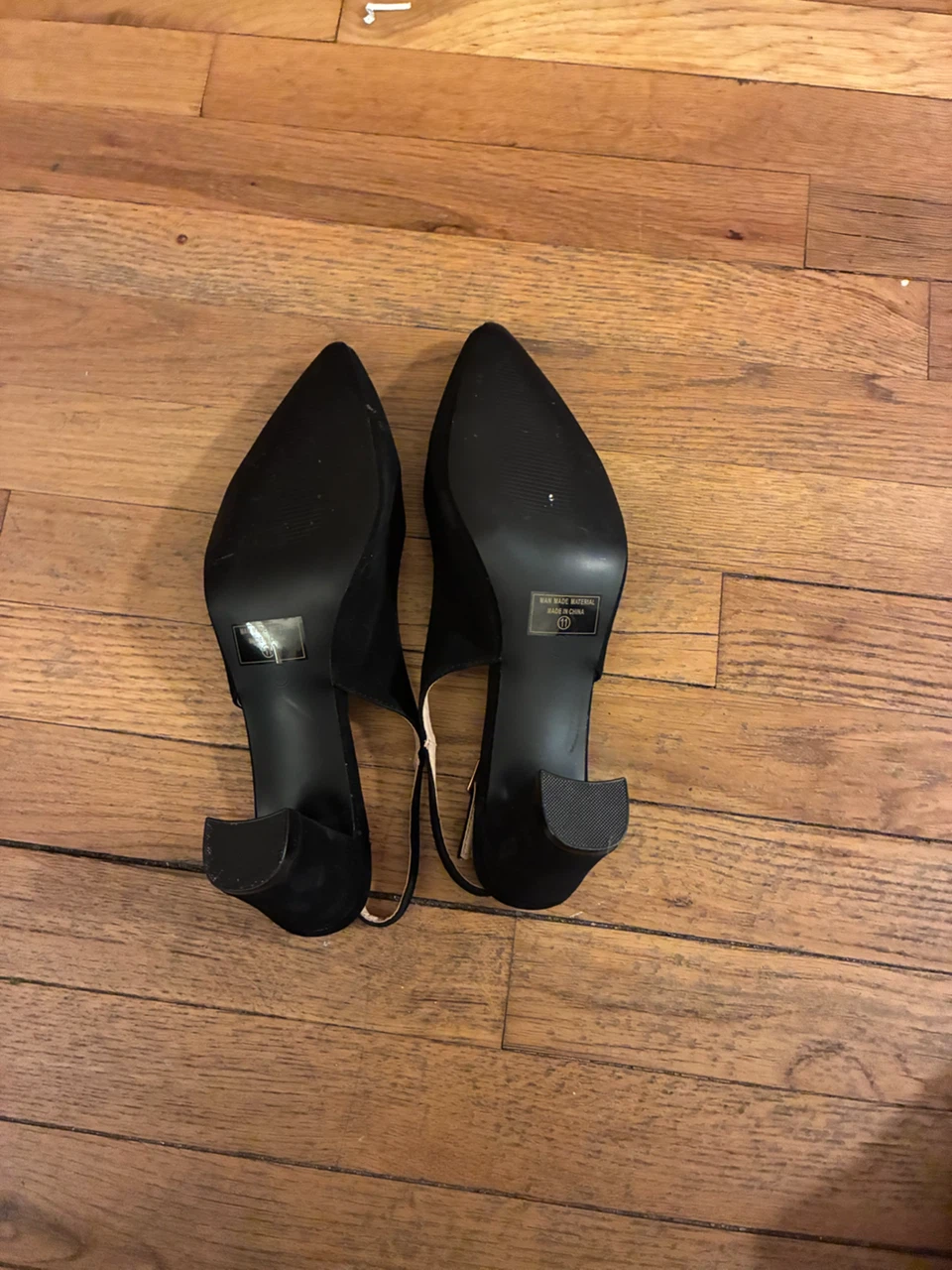 Femi Black Slingback Heels Size 11 - photo 3