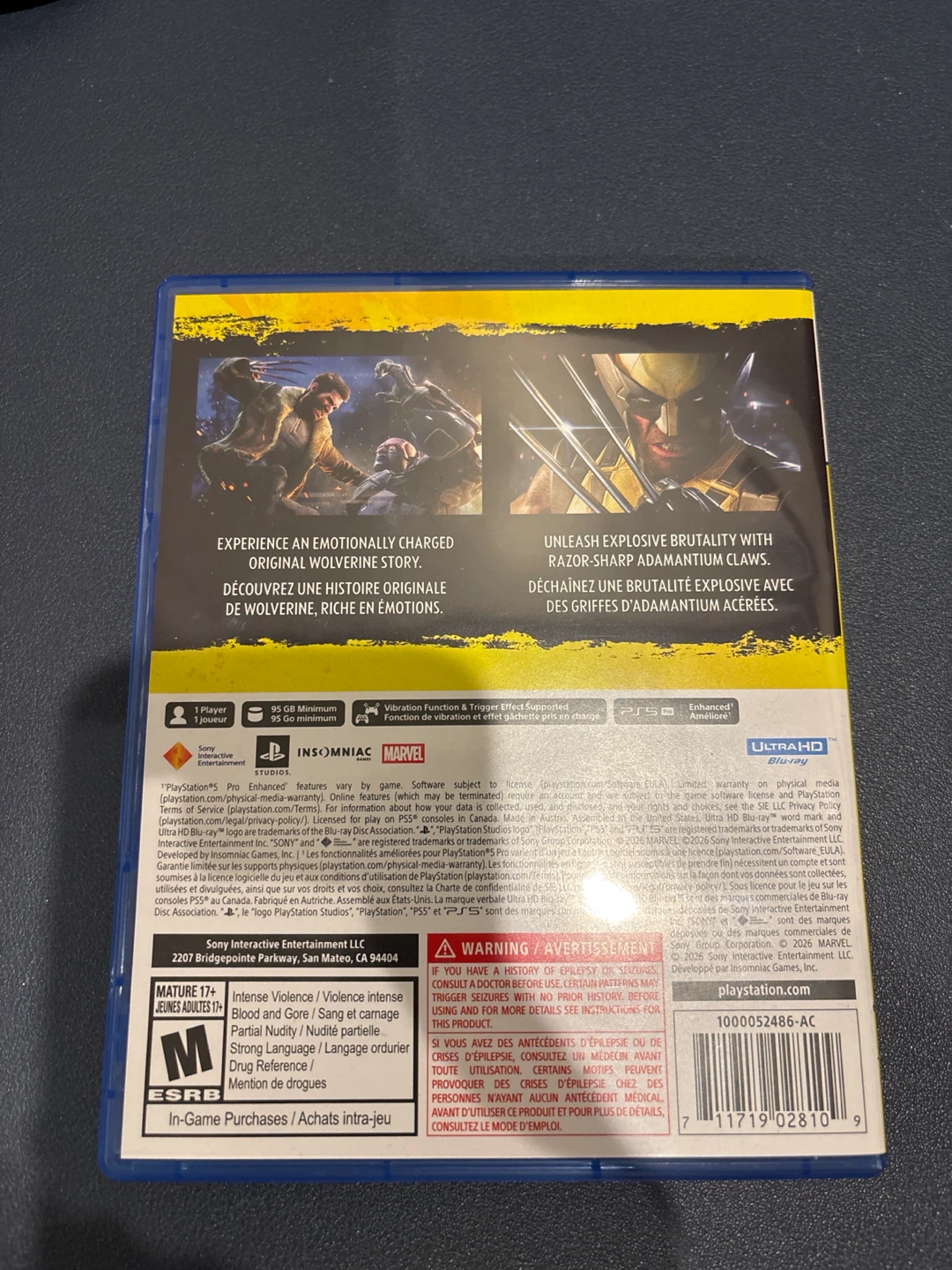 Marvel Wolverine PS5 Game - photo 3