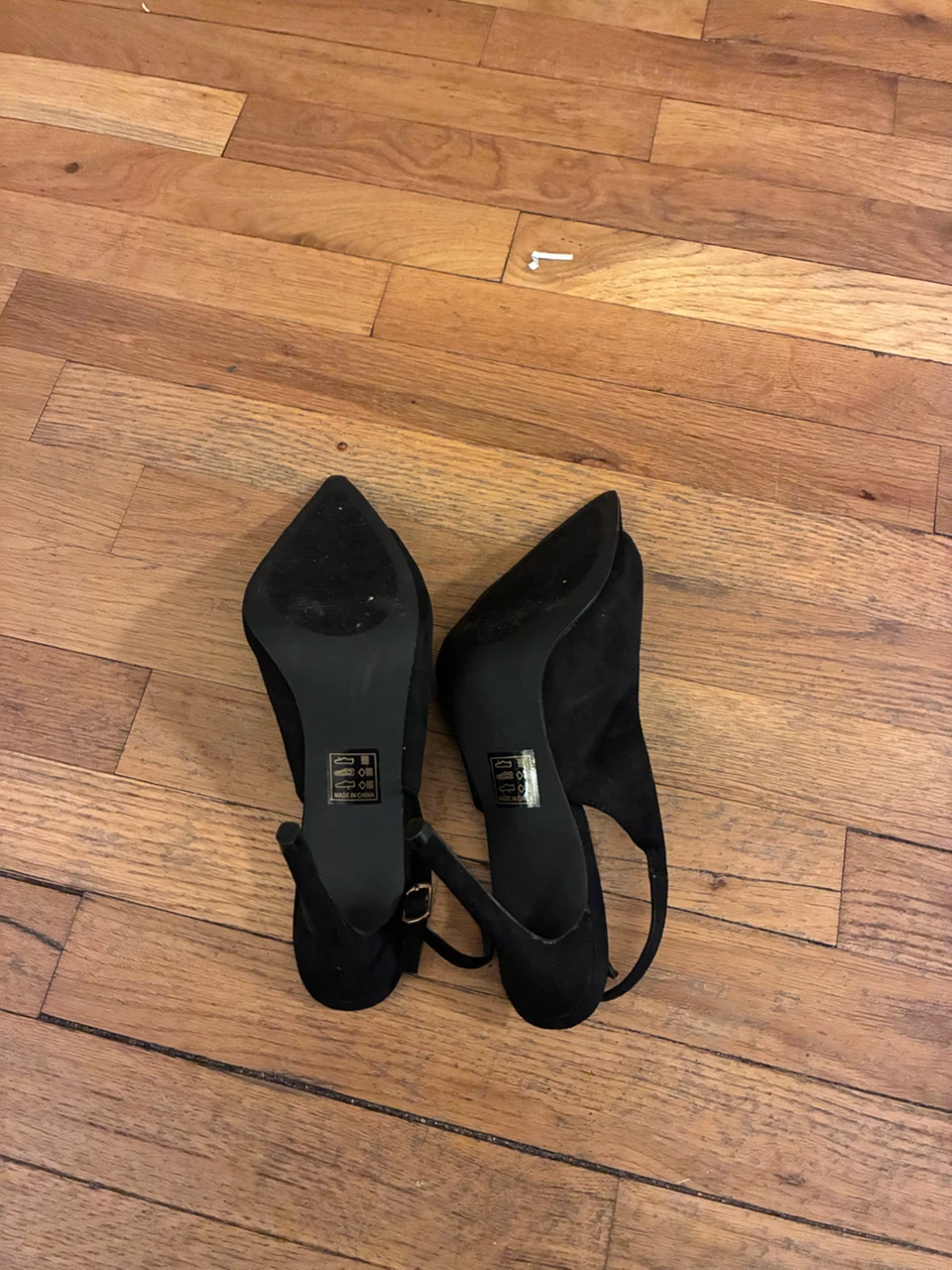Fashion Nova Black Slingback Heels - photo 3