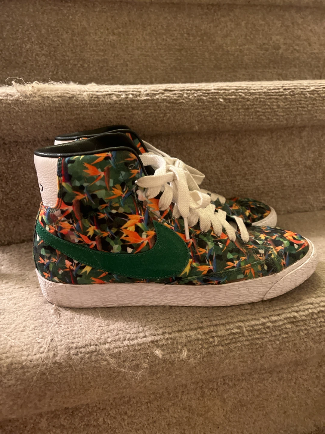 Nike Blazer Mid  Floral Sneakers LA version - photo 4