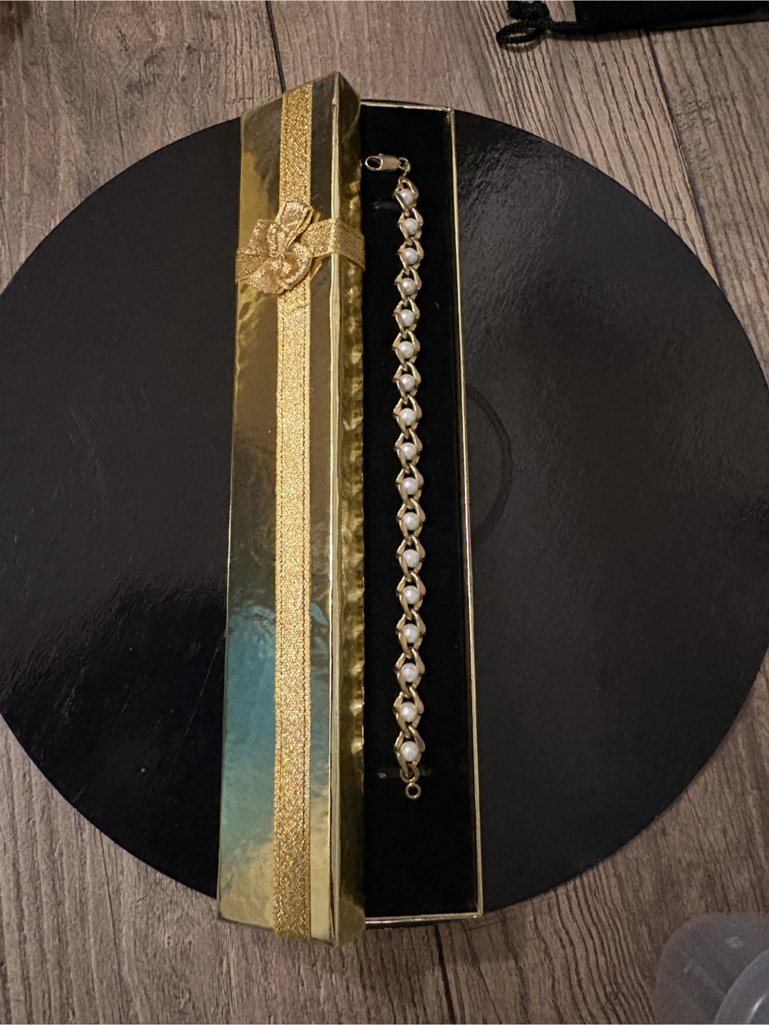 CH Gold Pearl Link Bracelet - photo 5