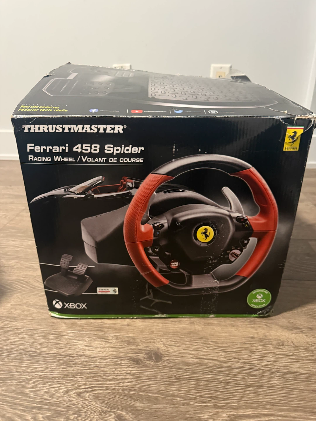 Thrustmaster Ferrari 458 Spider Racing Wheel for Xbox
