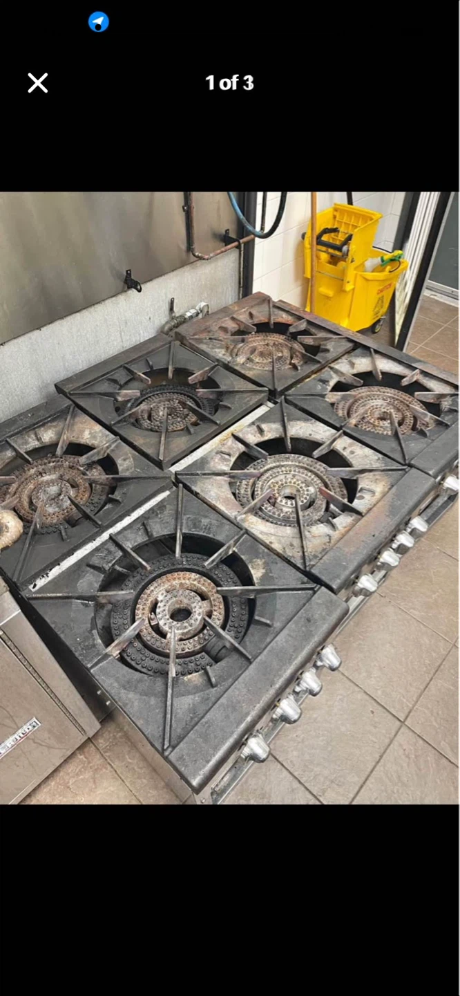 EFI 2-Burner Commercial Gas Range