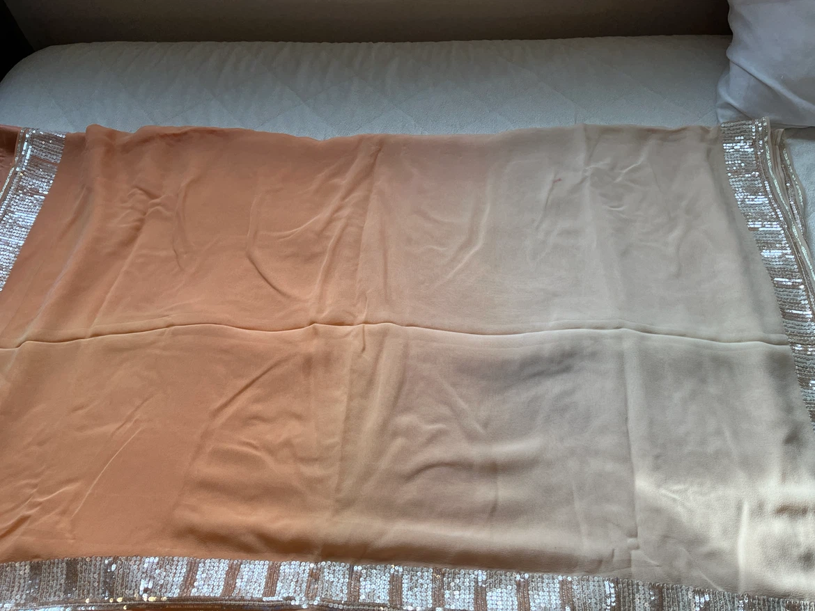 Ombré Saree with Sequin Border - photo 2