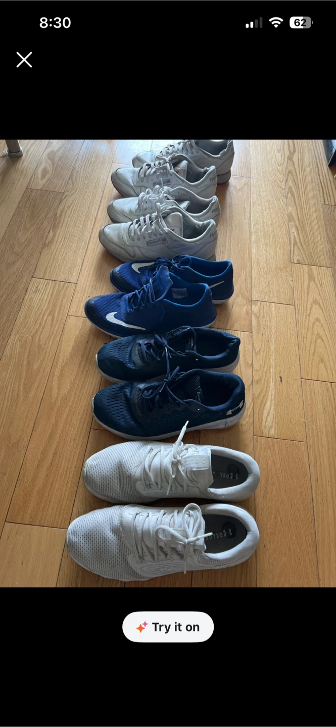 5 pairs of men  Athletic Shoes